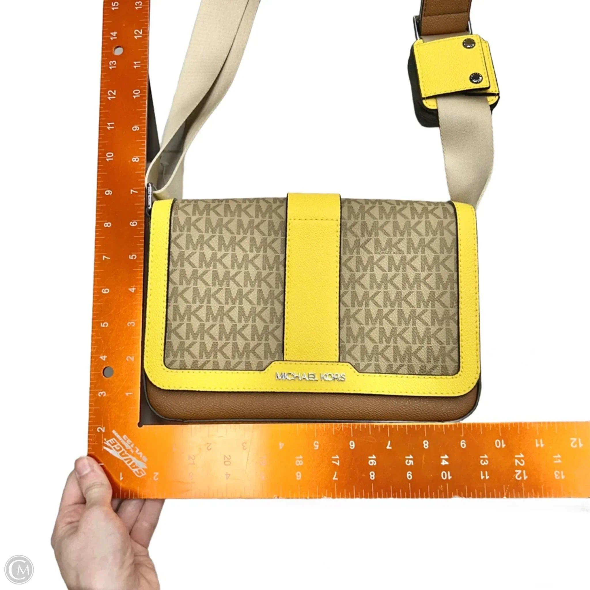 Crossbody Designer By Michael Kors, Size: Medium