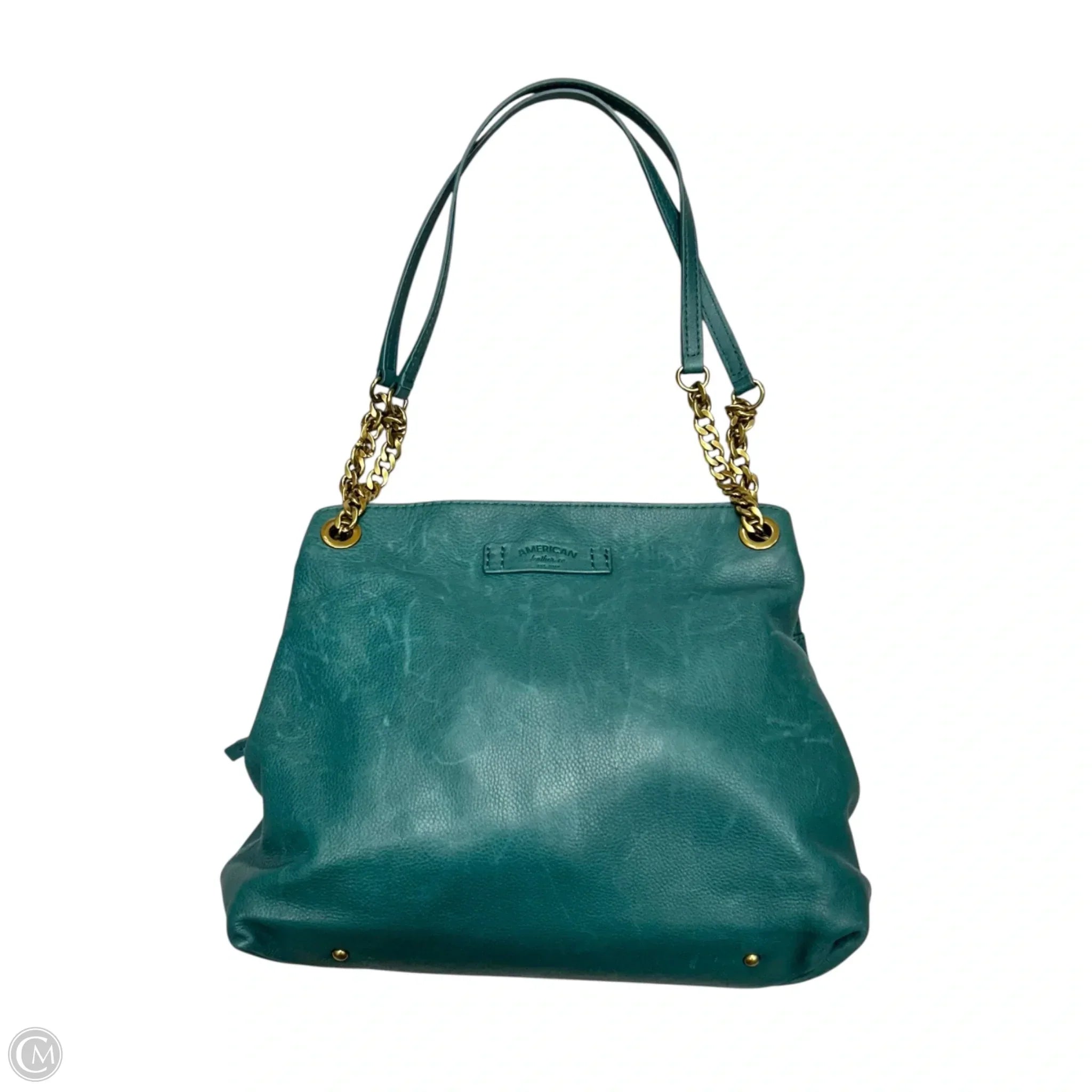 Handbag Leather By American Leather Co, Size: Medium