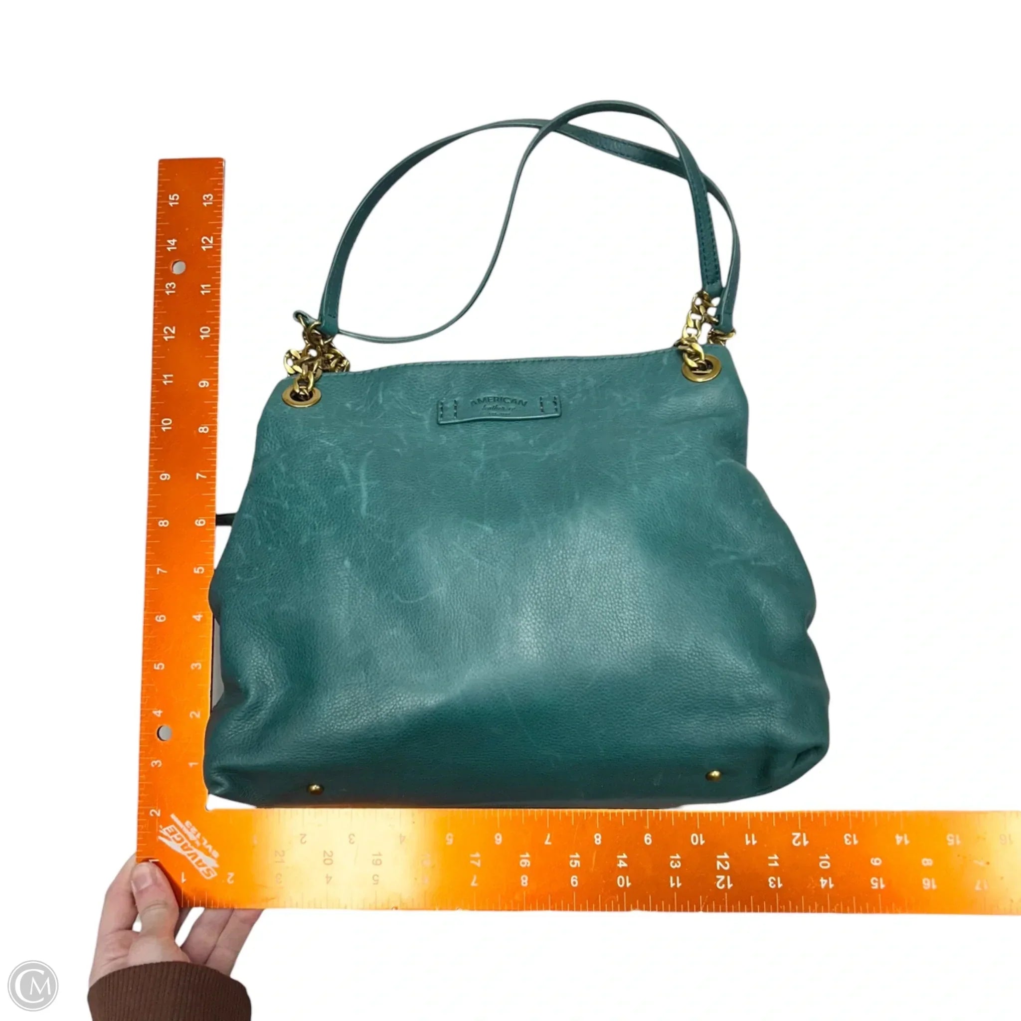Handbag Leather By American Leather Co, Size: Medium