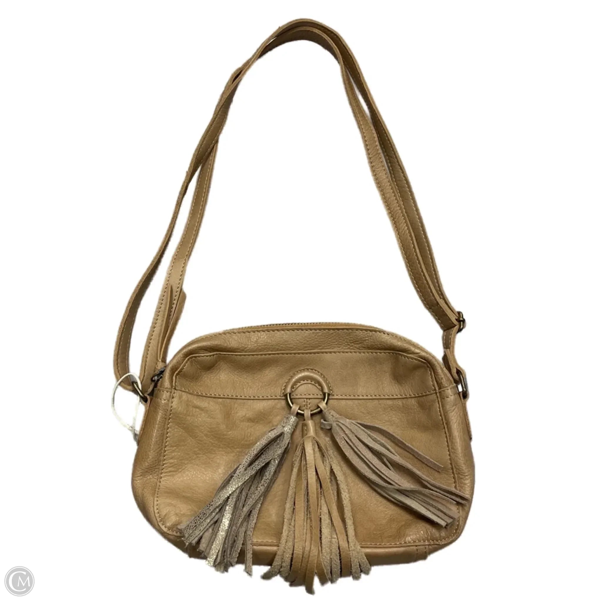 Crossbody Leather By Pieces, Size: Small