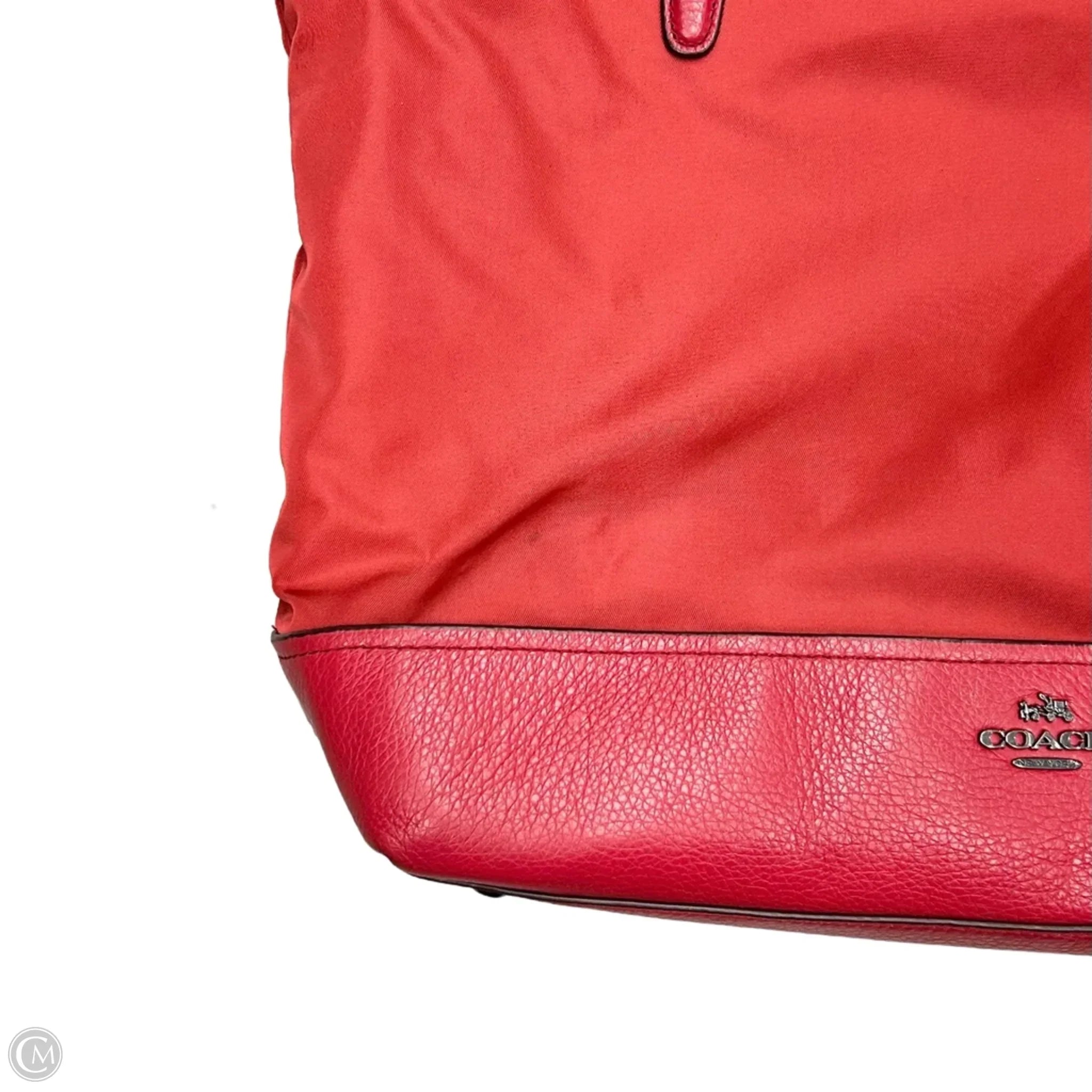 Tote Designer By Coach, Size: Medium