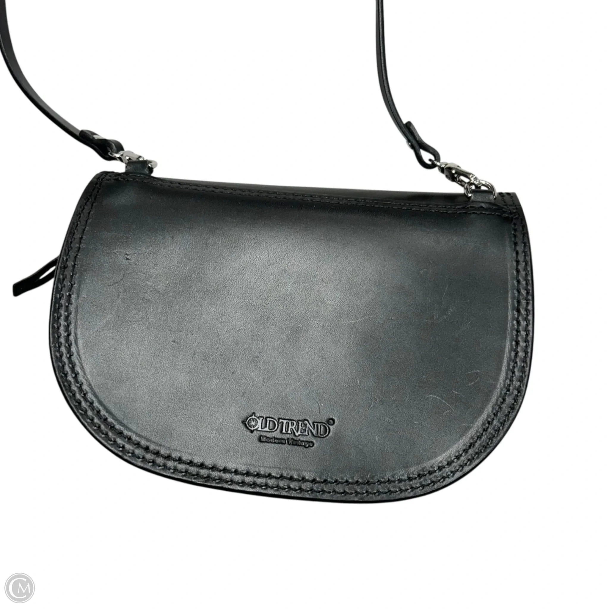 Crossbody Leather By Old Trend, Size: Small