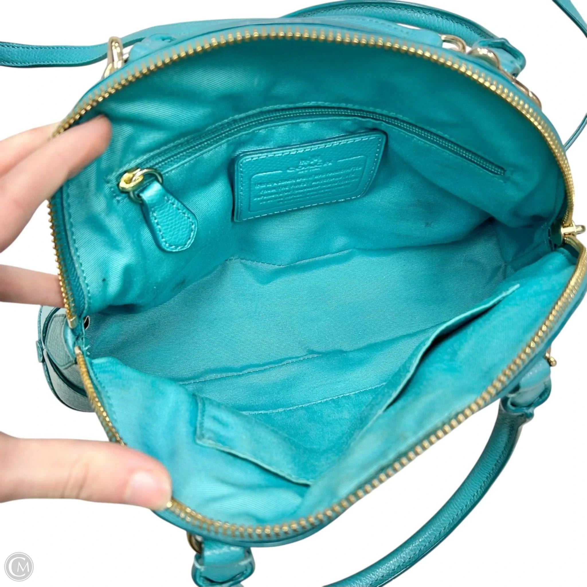 Crossbody Designer By Coach, Size: Small