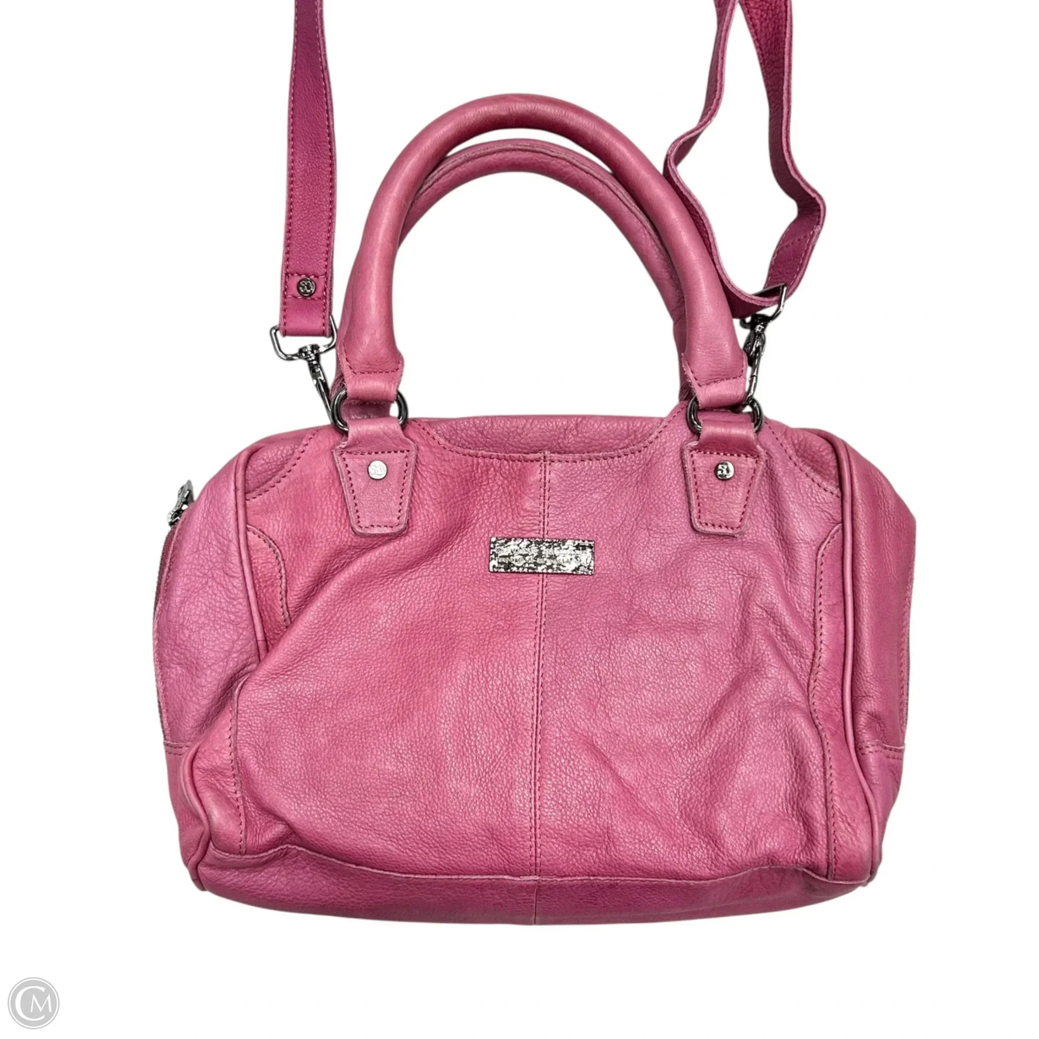 Handbag Leather By Salvador Bachiller, Size: Medium