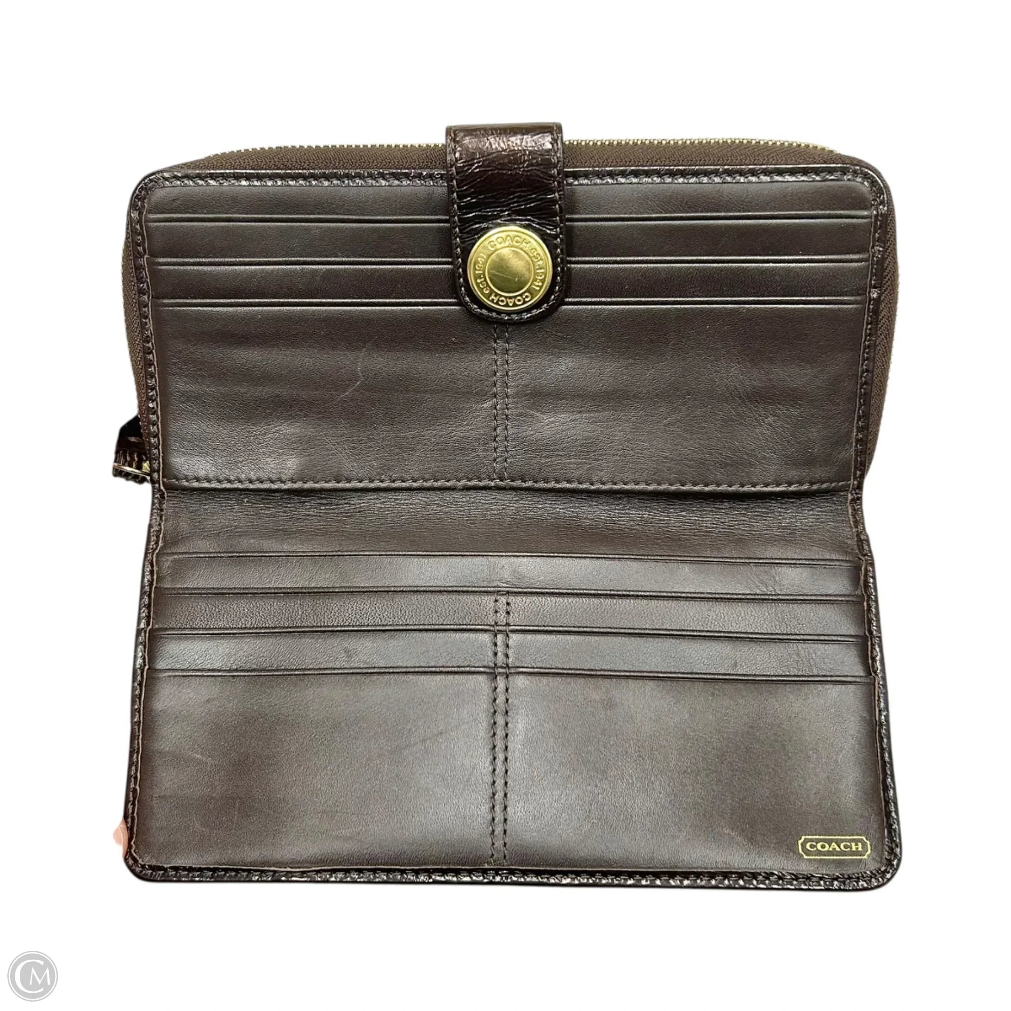 Wallet Designer By Coach, Size: Large