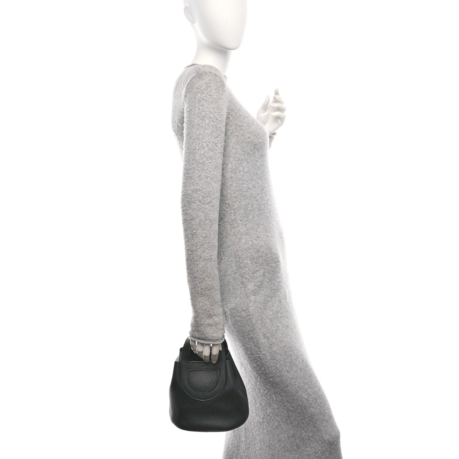 Taurillon Clemence Swift In-The-Loop 18 Bag Black