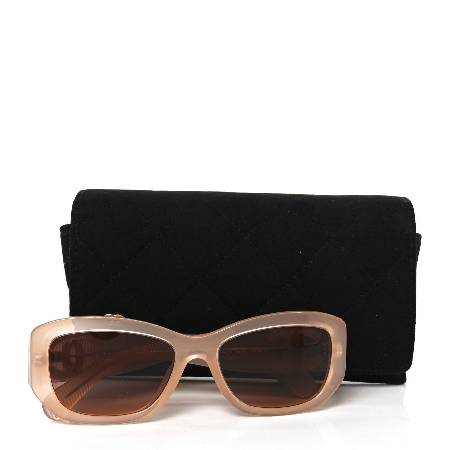 Acetate Rectangle Sunglasses 5493-A Light Pink