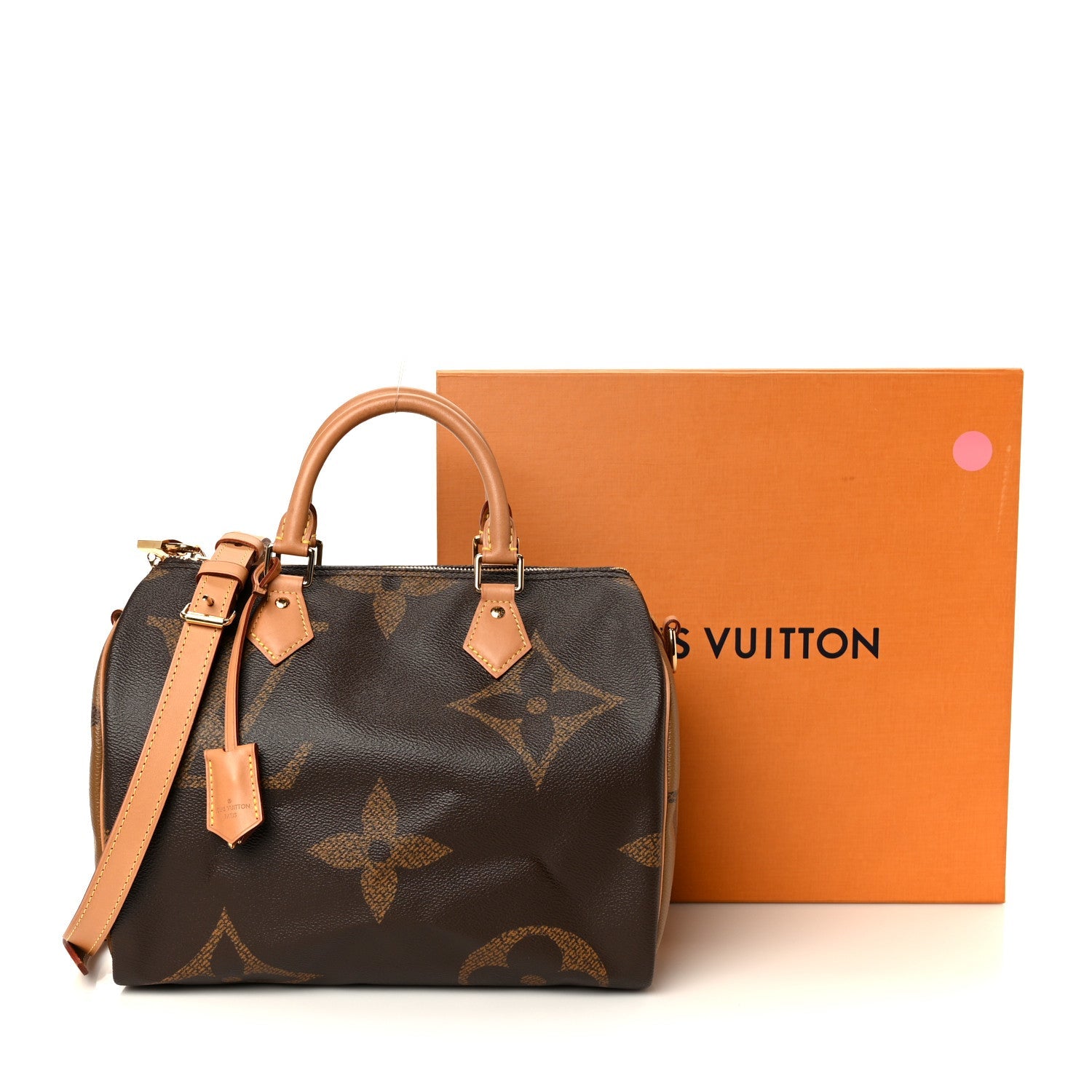 Reverse Monogram Giant Speedy Bandouliere 30