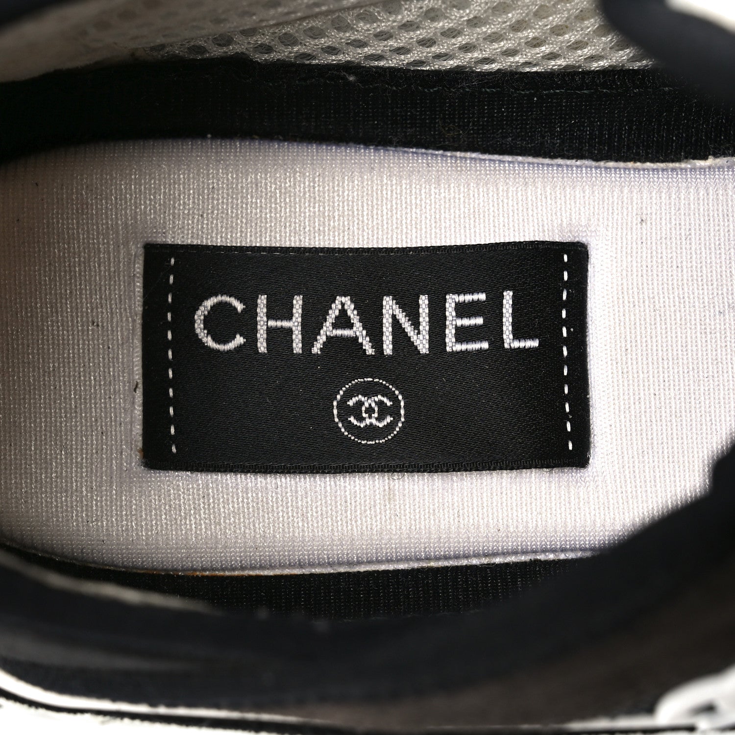 Fabric Suede CC Sneakers 39.5 Black Brown