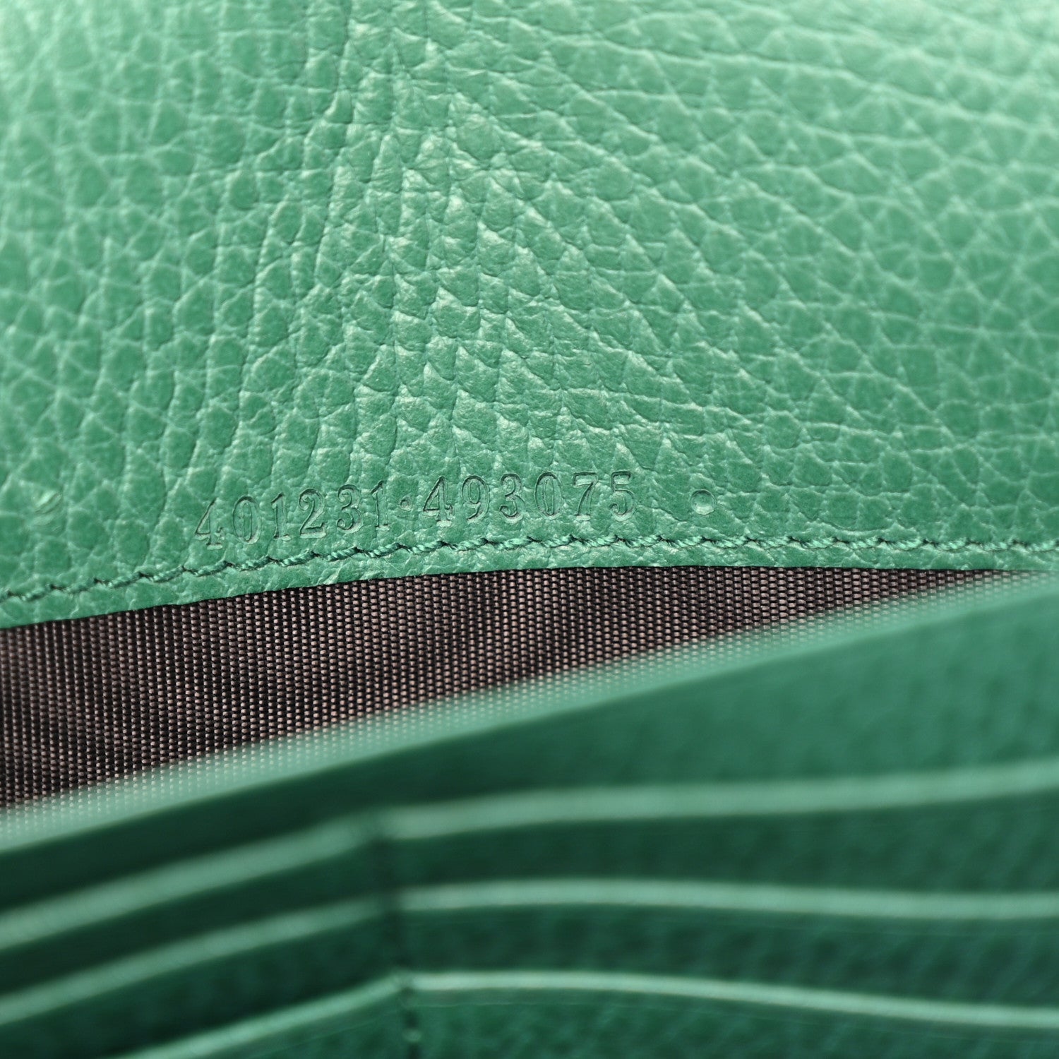 Calfskin Mini Dionysus Chain Wallet Emerald