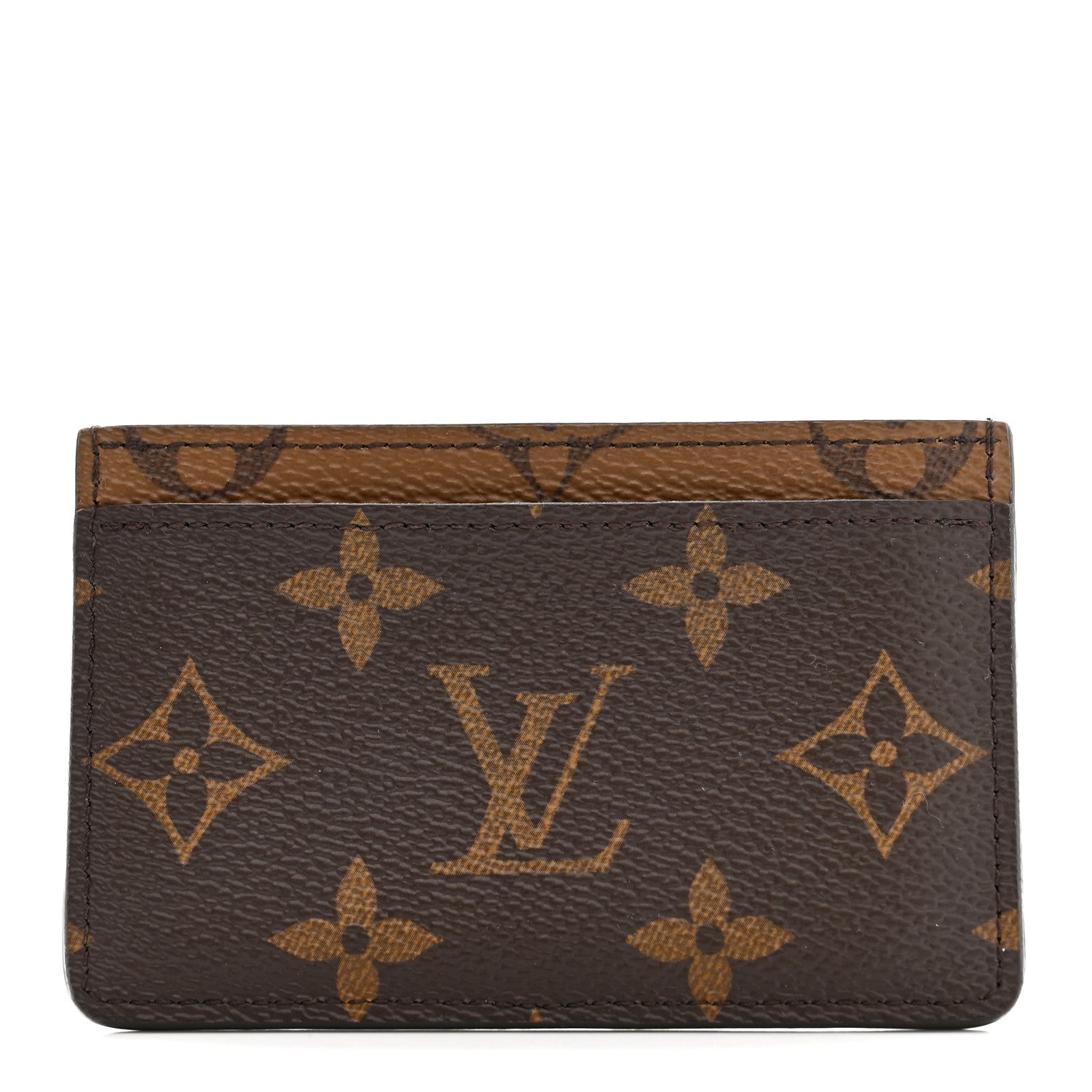 Reverse Monogram Card Holder