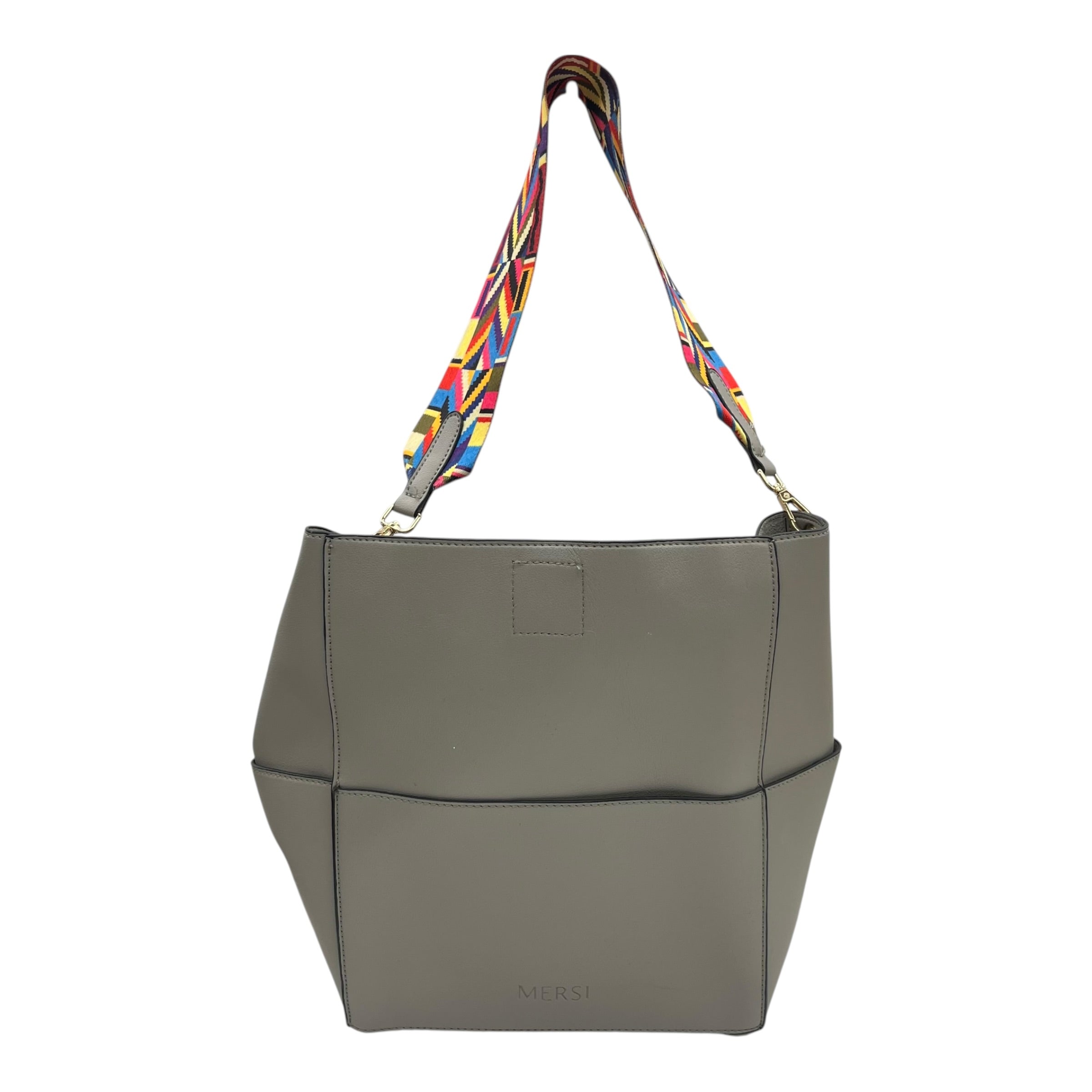 Handbag By Cme In Taupe, Size:Medium