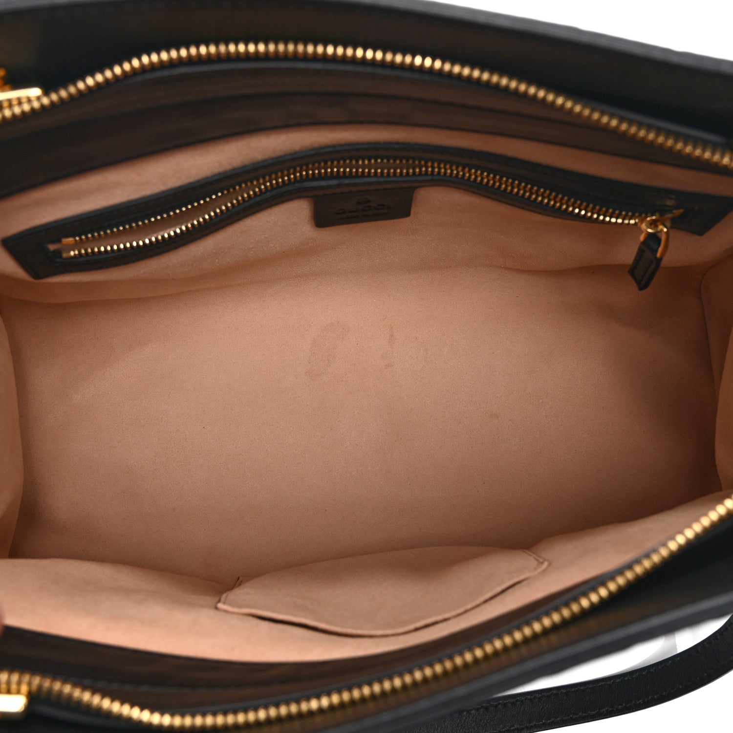 Guccissima Signature Medium Shoulder Tote Bag Black