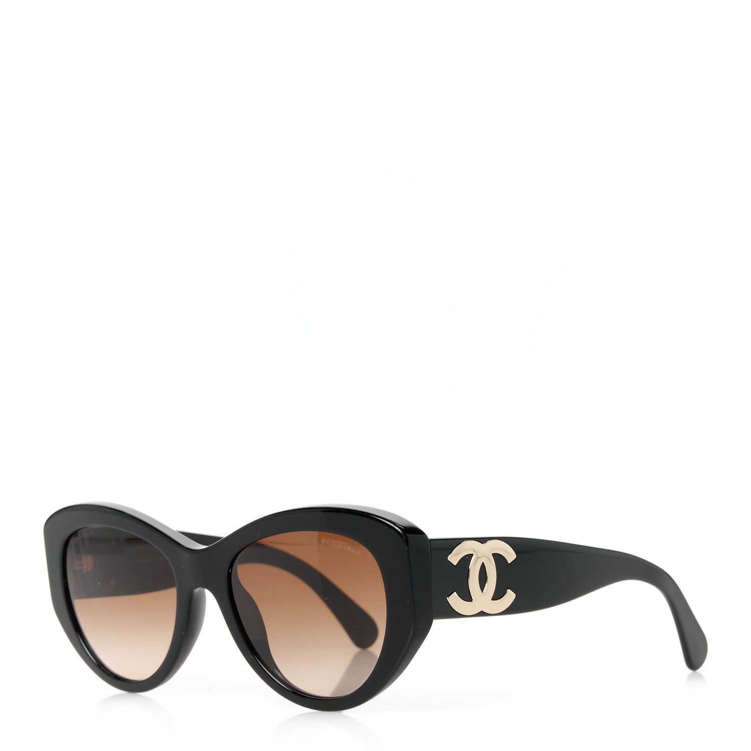 Acetate Butterfly Large CC Sunglasses 5492-A Black