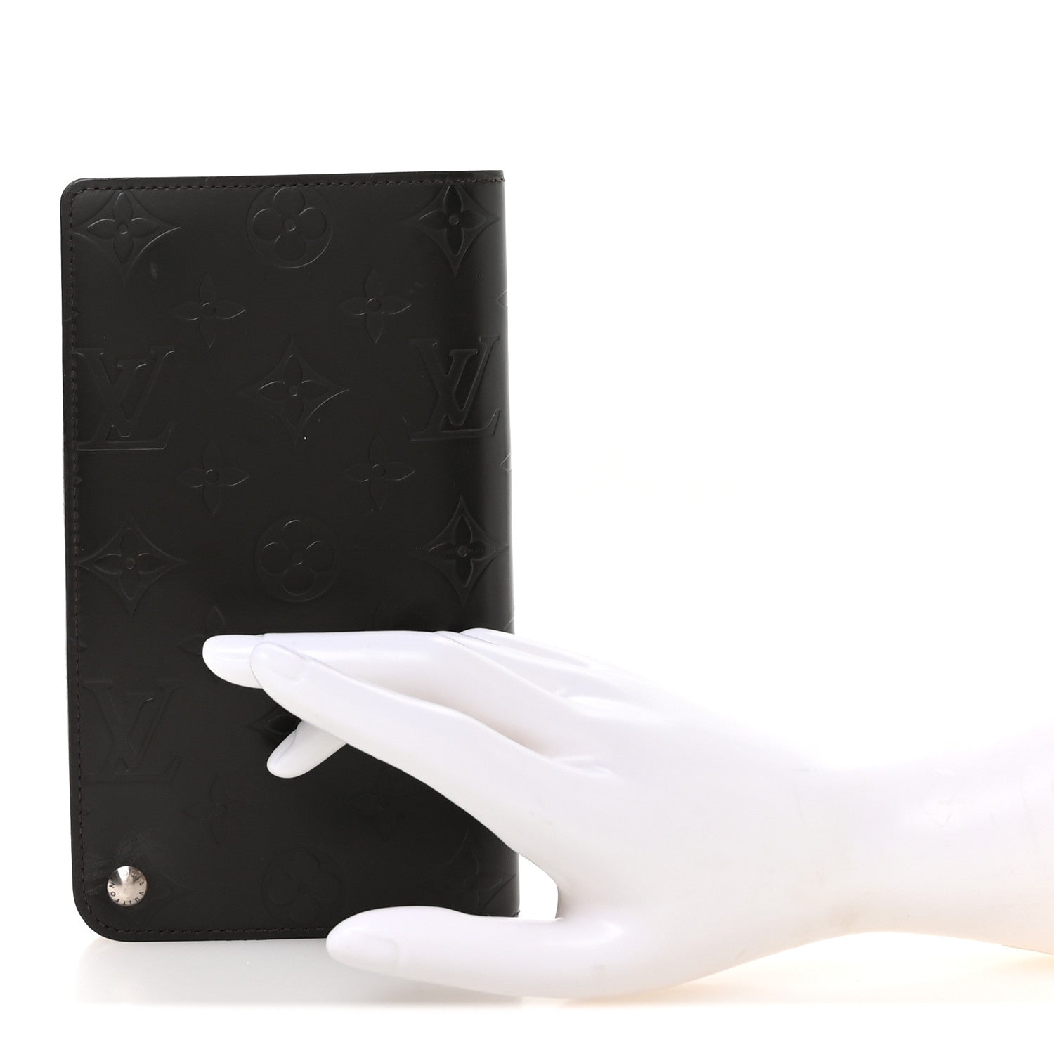 Monogram Glace Whist Wallet Cafe Brown