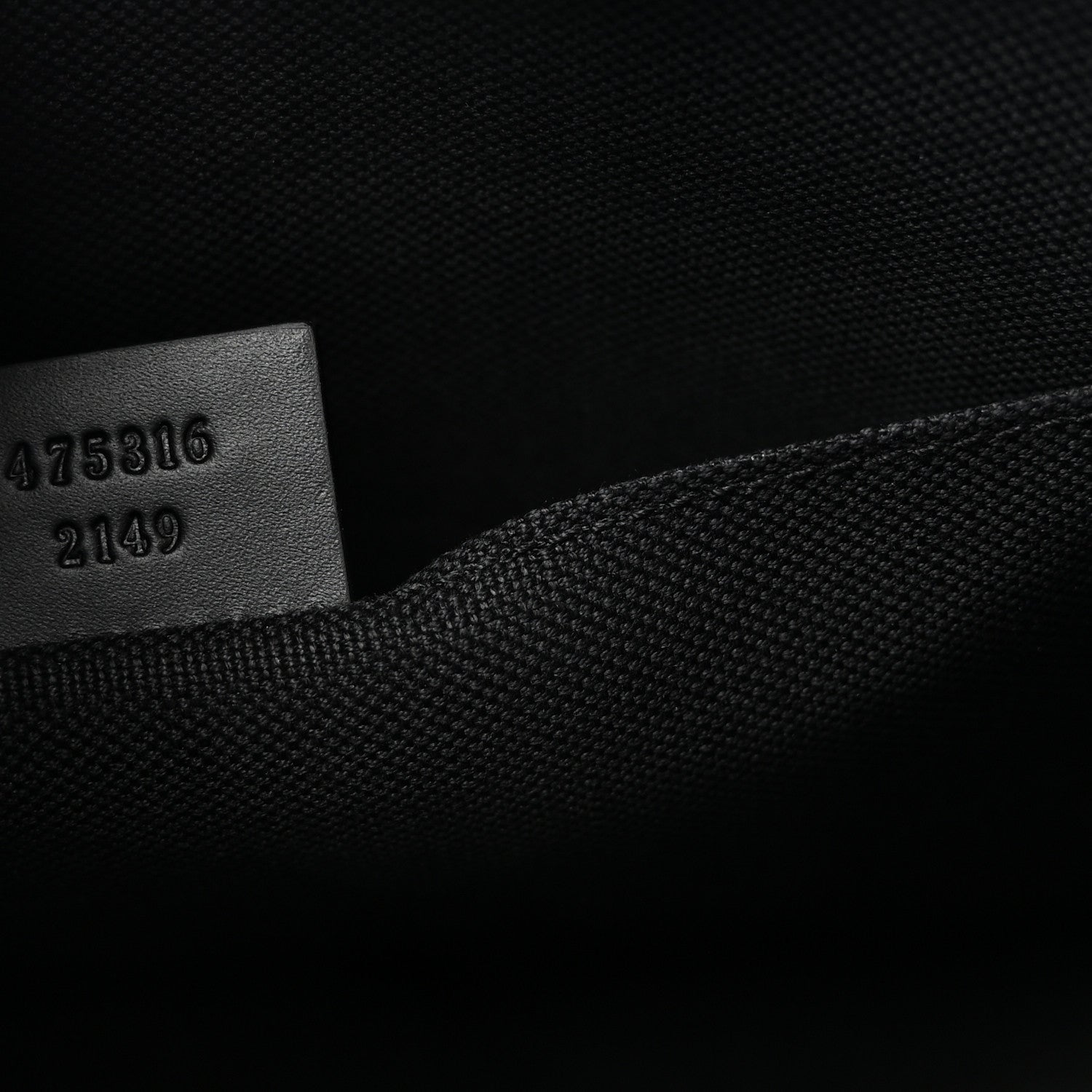 GG Supreme Monogram Selleria Calfskin Web New Web Cosmetic Case Black
