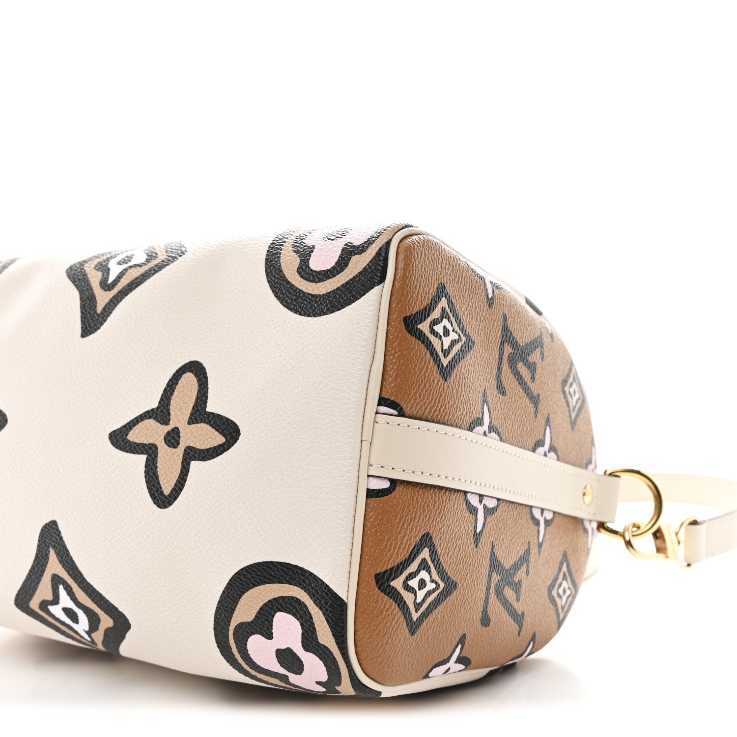 Monogram Giant Wild At Heart Speedy Bandouliere 25 Creme