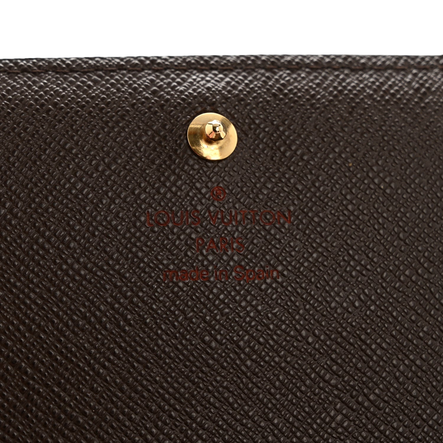 Damier Ebene Porte-Monnaie Billets Tresor Wallet
