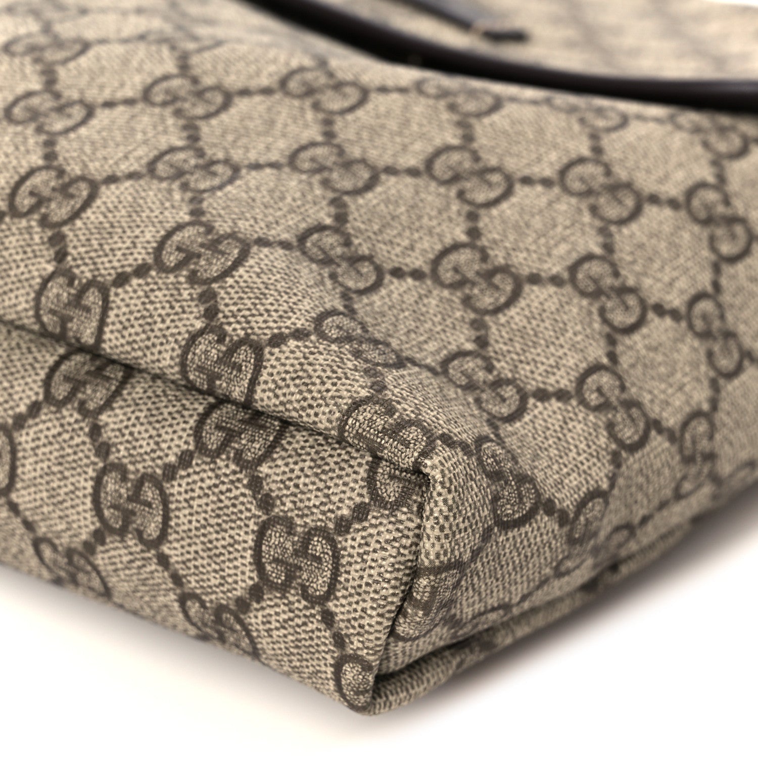 GG Plus Monogram Small Flap Messenger Bag Beige Dark Brown