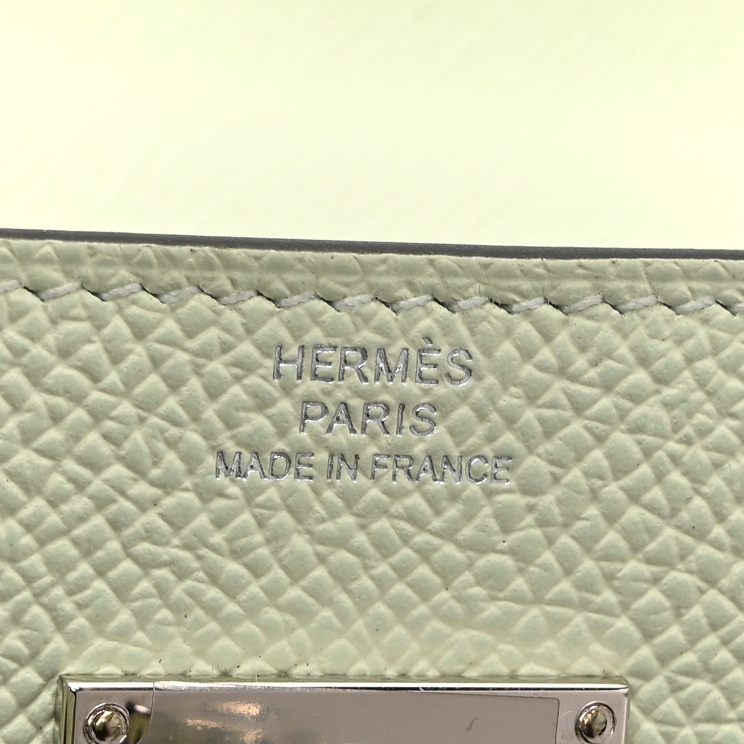 Epsom Kelly Wallet To Go Vert Fizz