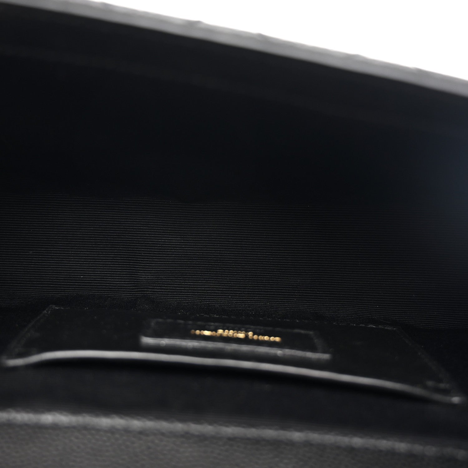 Grain De Poudre Textured Mixed Matelasse Triquilt Small Monogram Satchel Black
