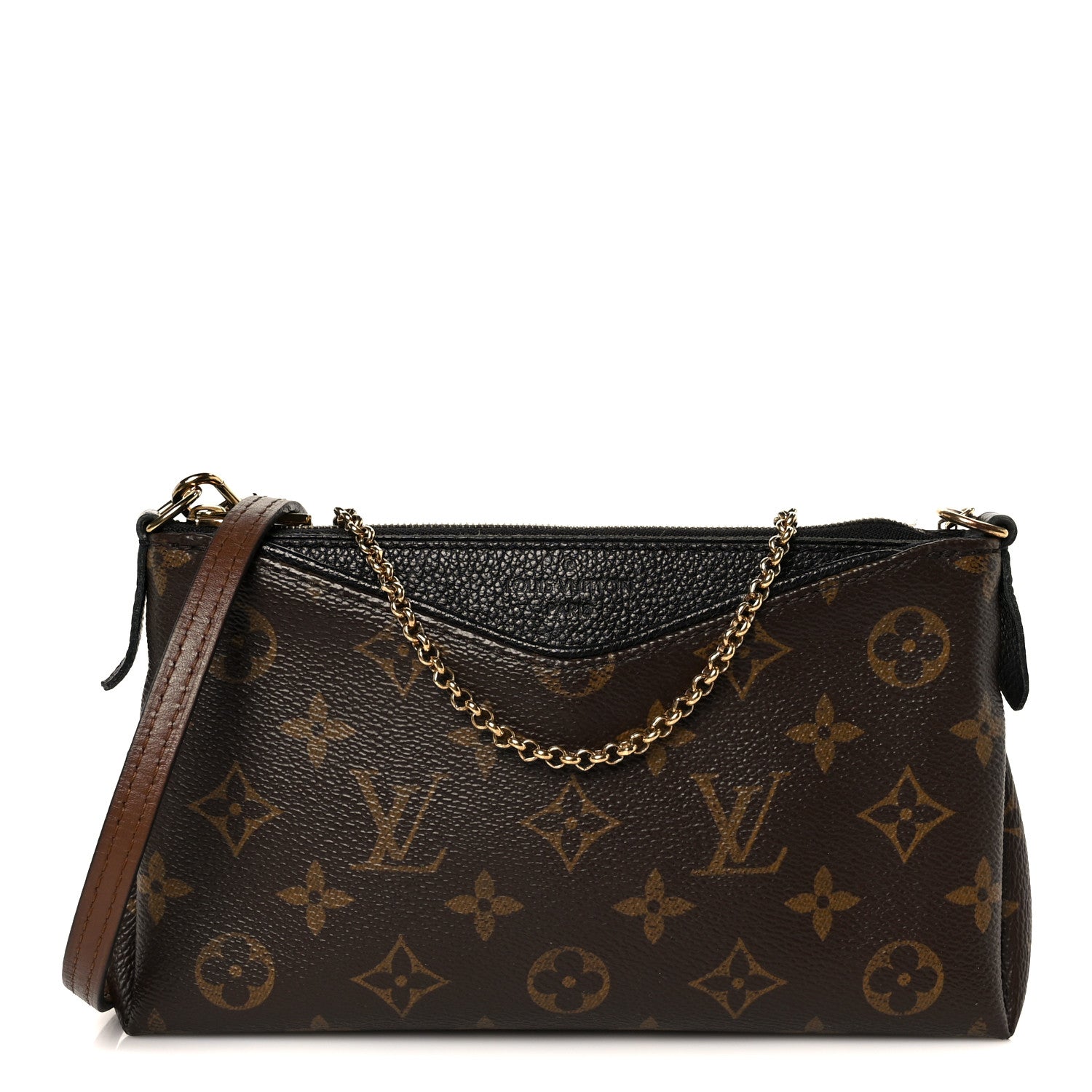 Monogram Pallas Clutch Black