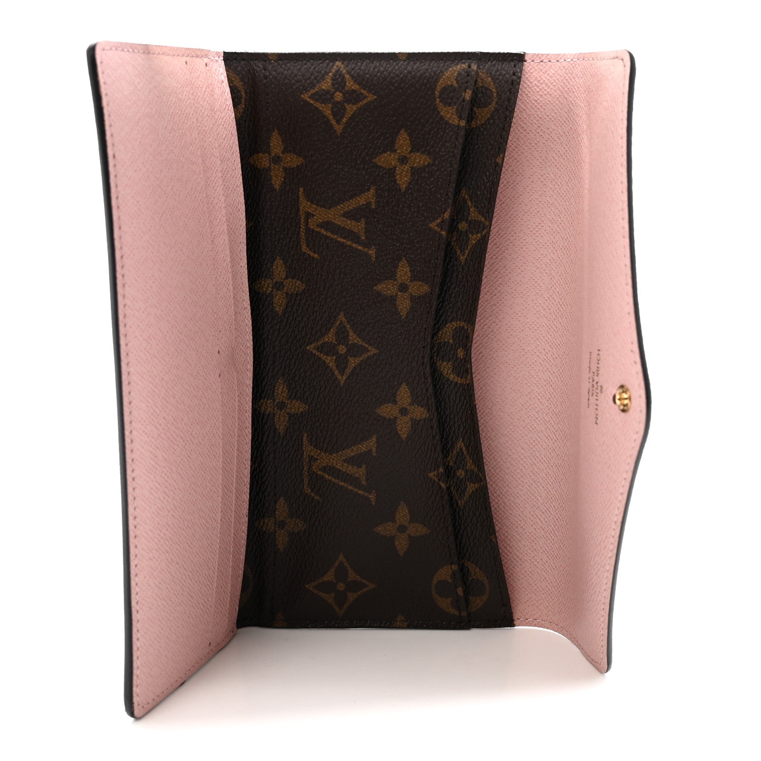 Monogram Josephine Wallet Rose Ballerine