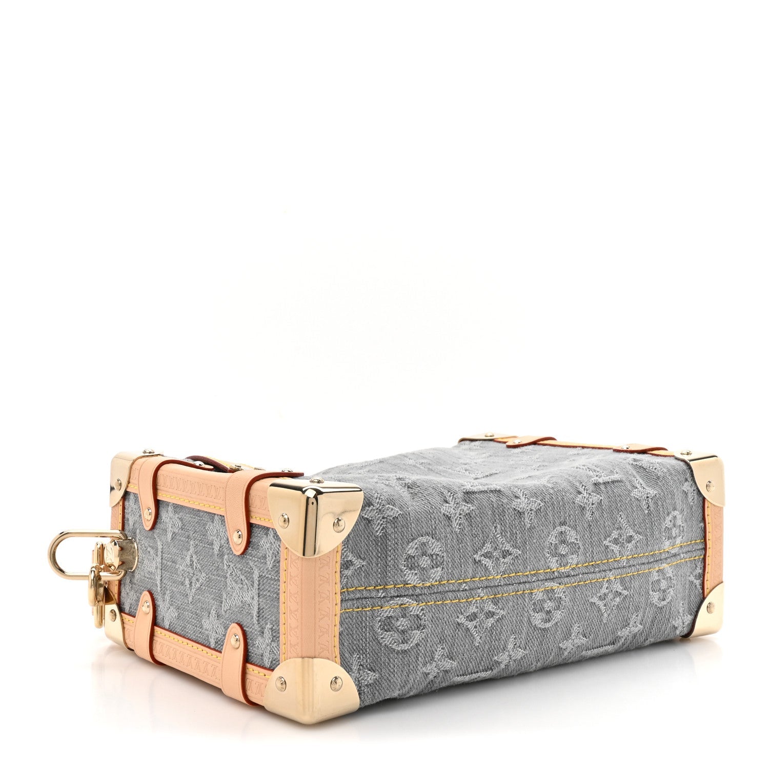Denim Monogram Side Trunk MM Washed Gray