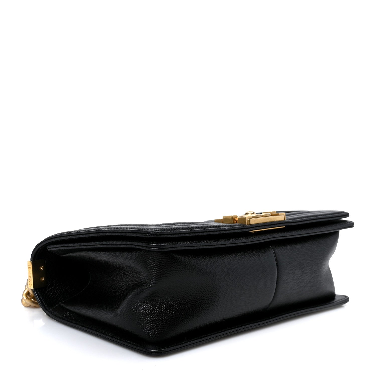 Caviar Quilted Medium Boy Flap Black