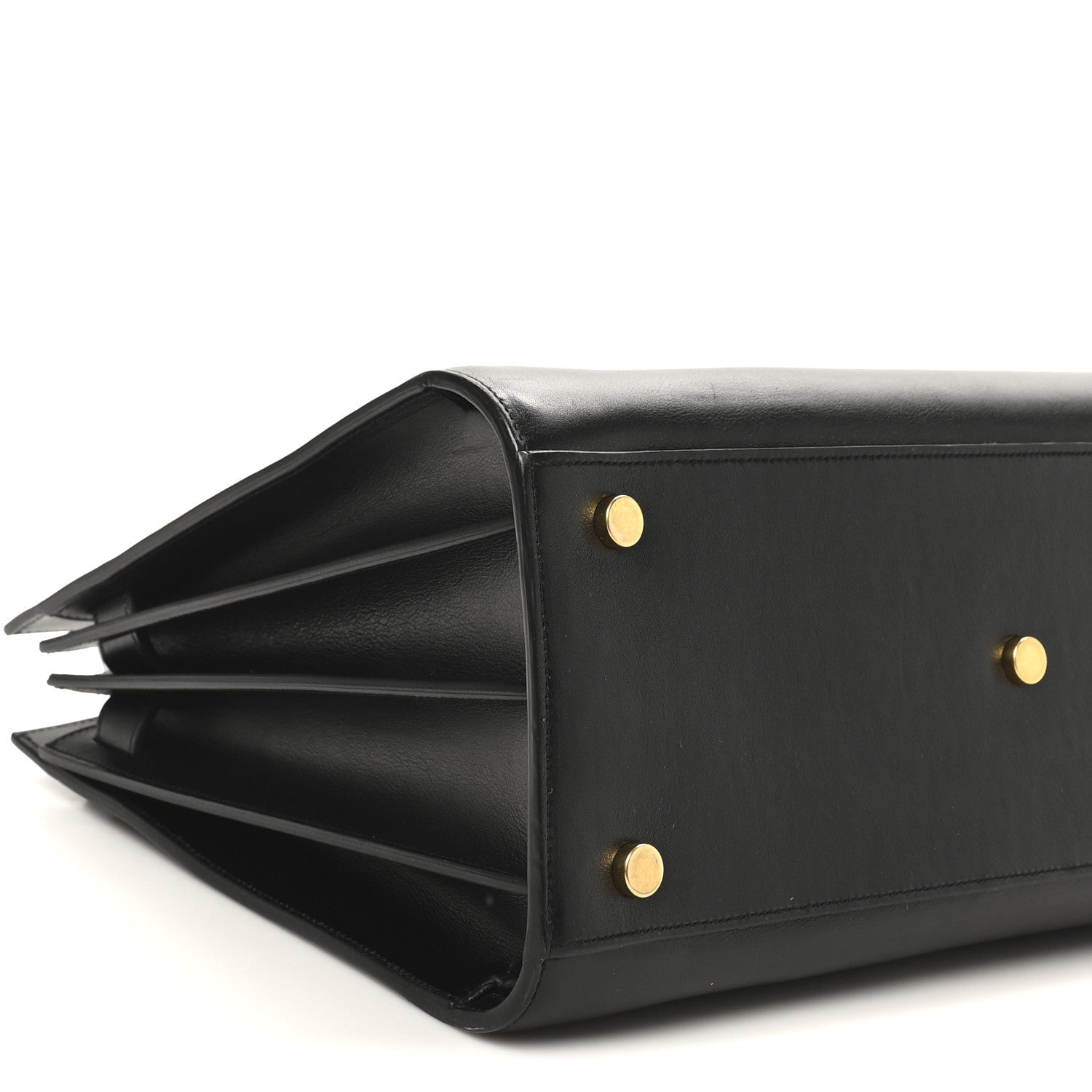 Calfskin Small Sac De Jour Black