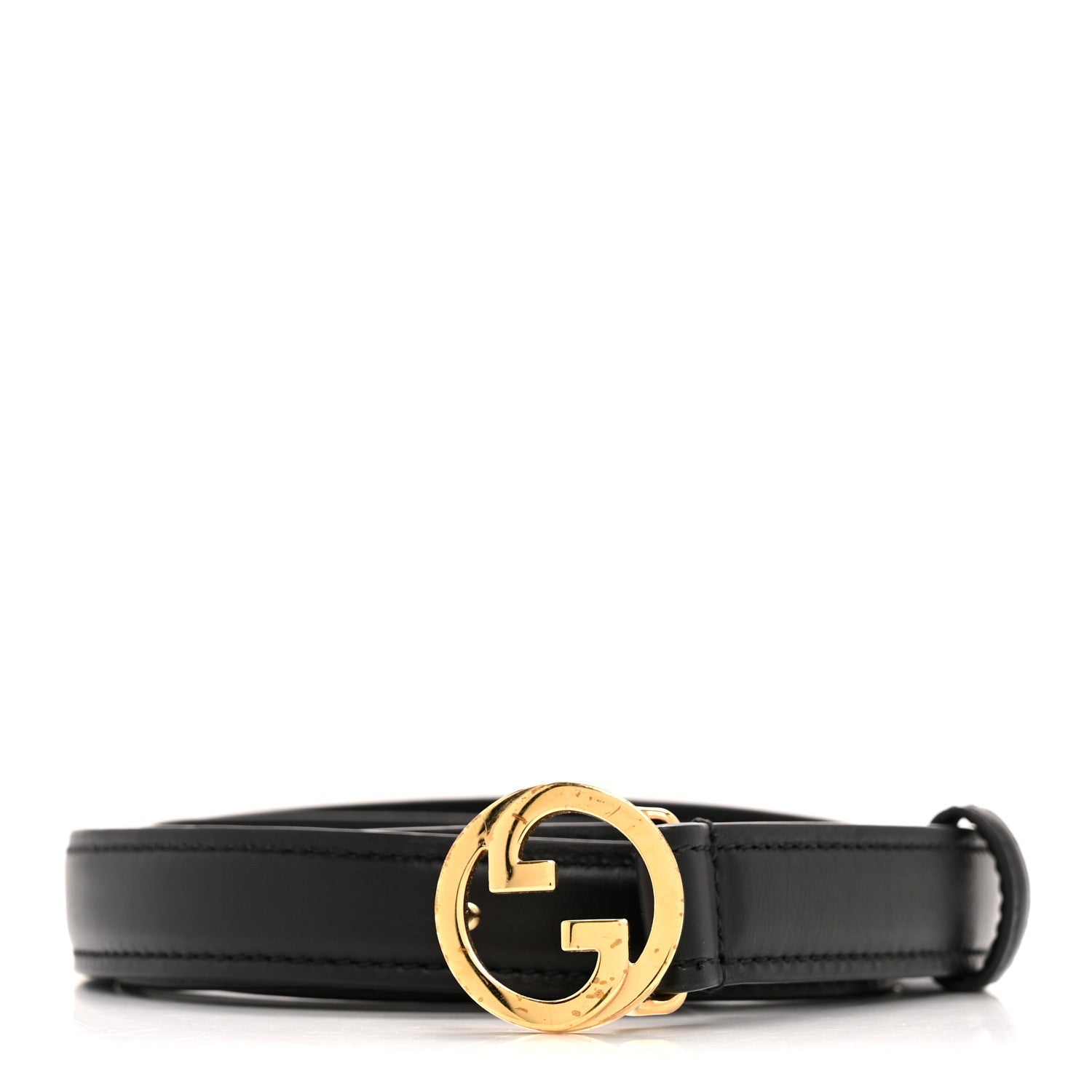 Ciny Lux Calfskin Blondie 20mm Belt 95 38 Black