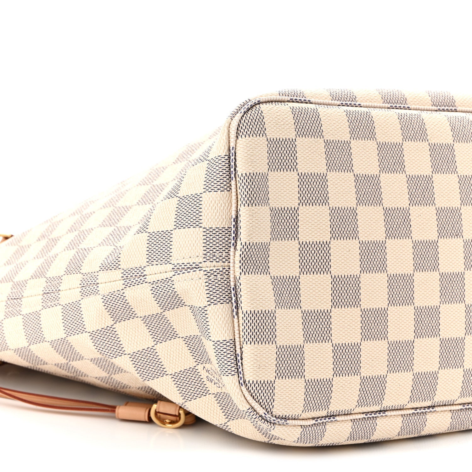 Damier Azur Neo Neverfull MM Rose Ballerine