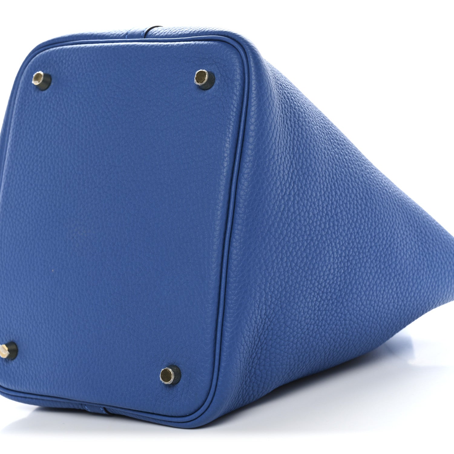 Taurillon Clemence Picotin Lock 22 MM Bleu Frida