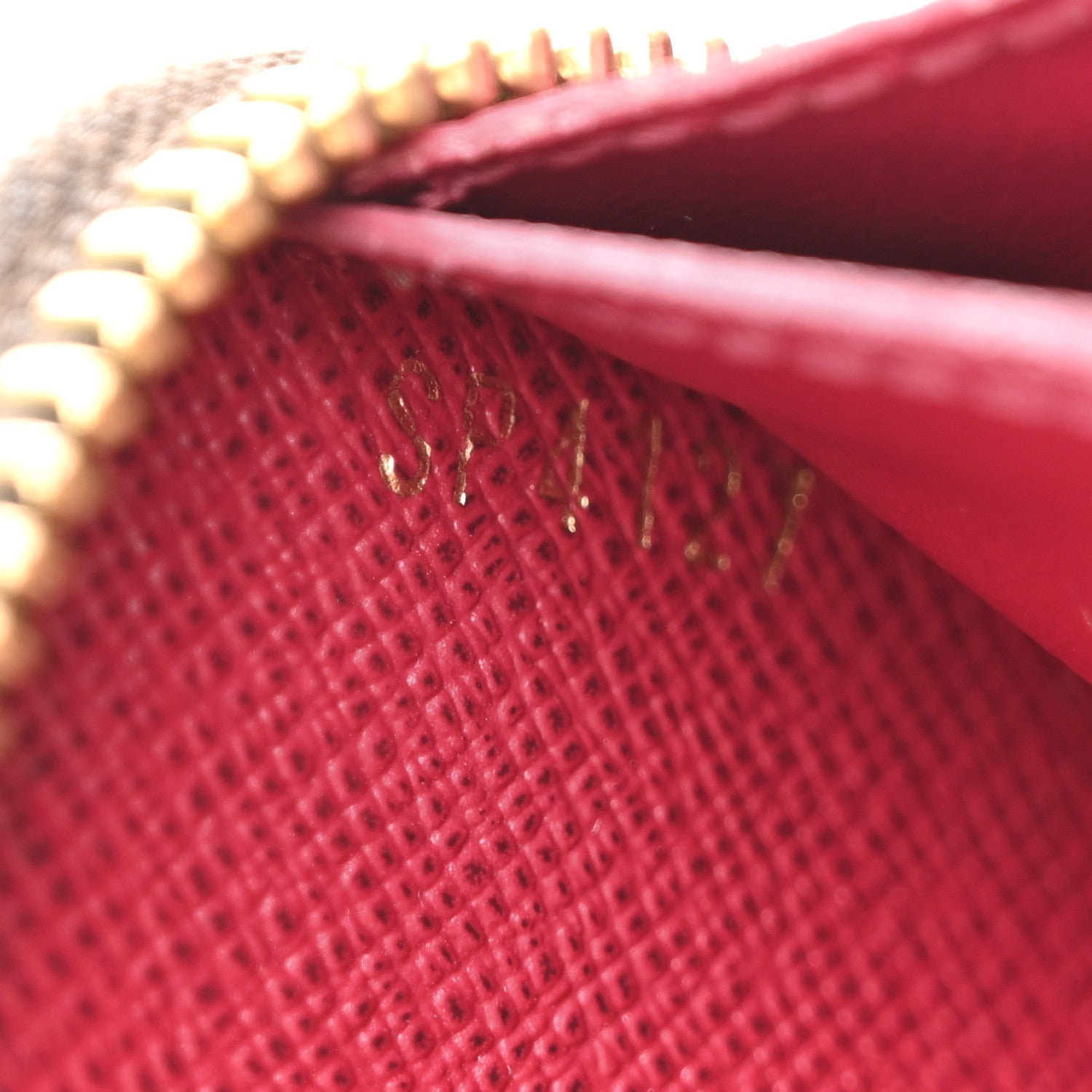 Monogram Clemence Wallet Fuchsia