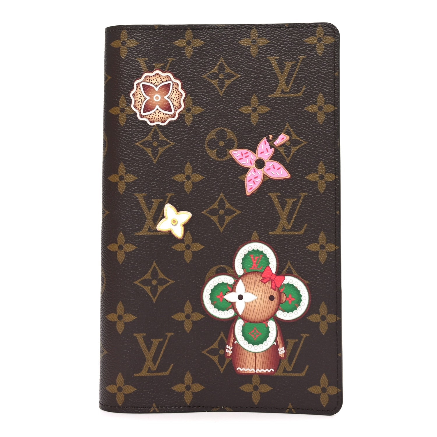 Monogram Emily Notebook Cover MM Coquelicot