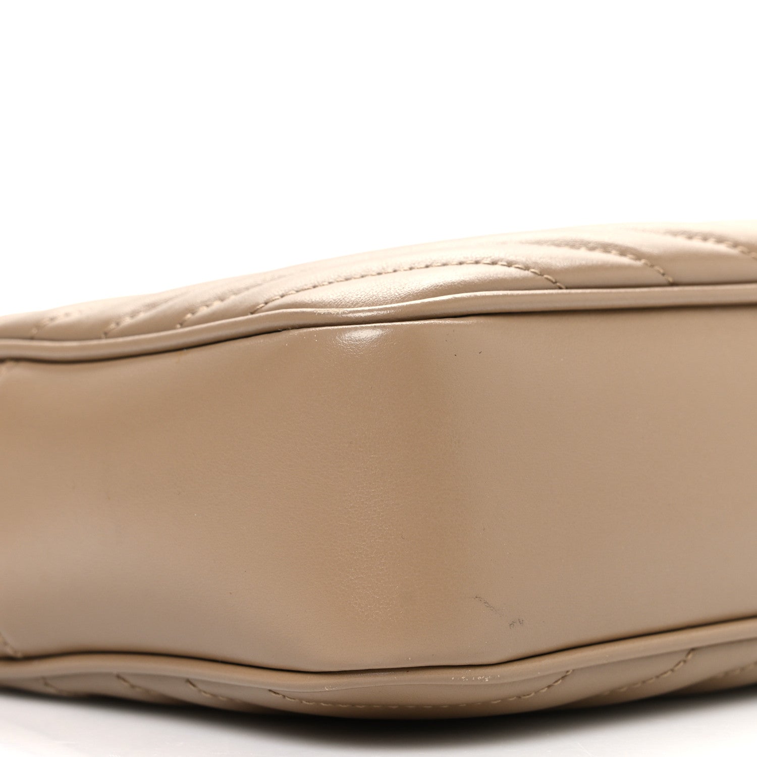 Calfskin Matelasse Monogram Lou Camera Bag Dark Latte