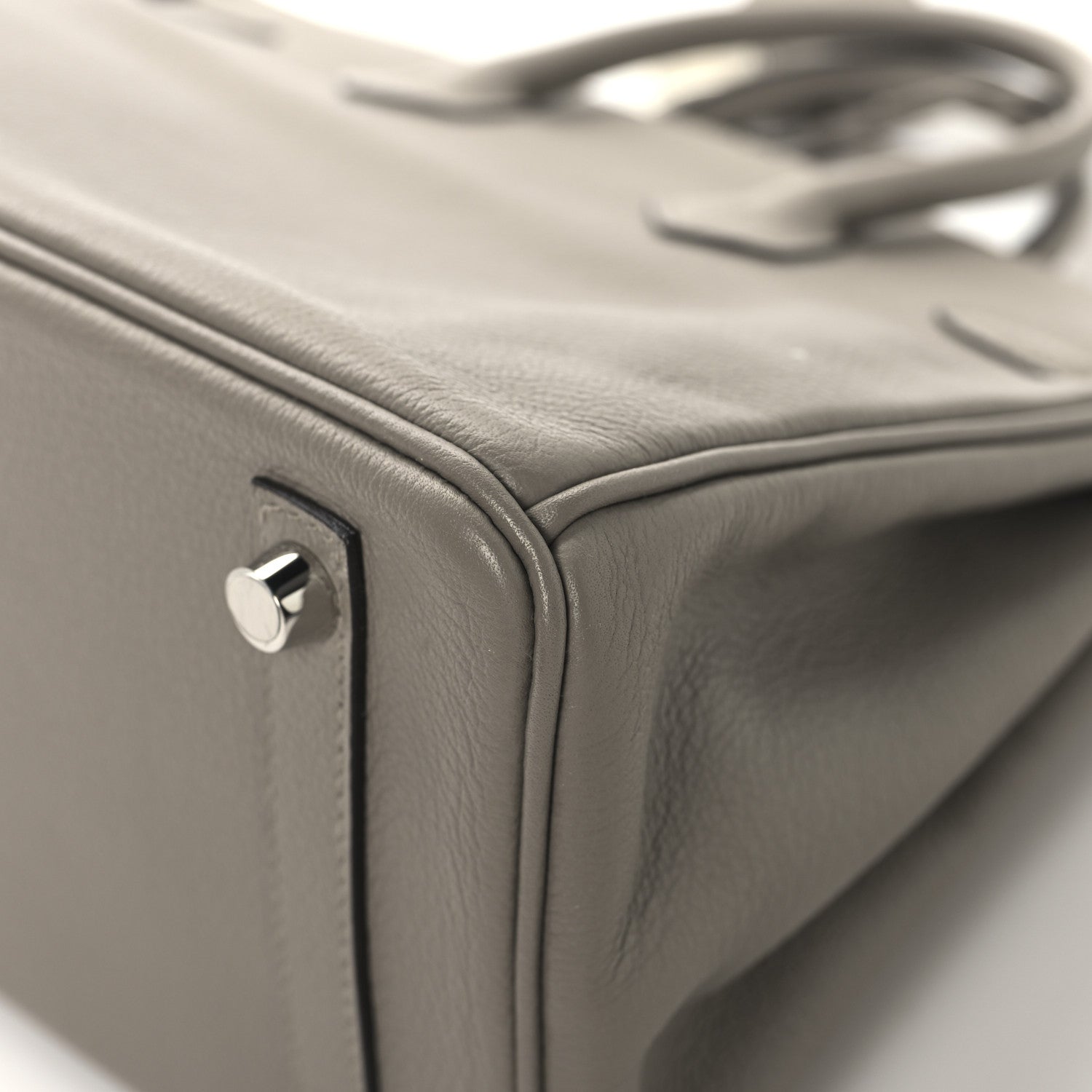 Taurillon Novillo Birkin 25 Gris Asphalte