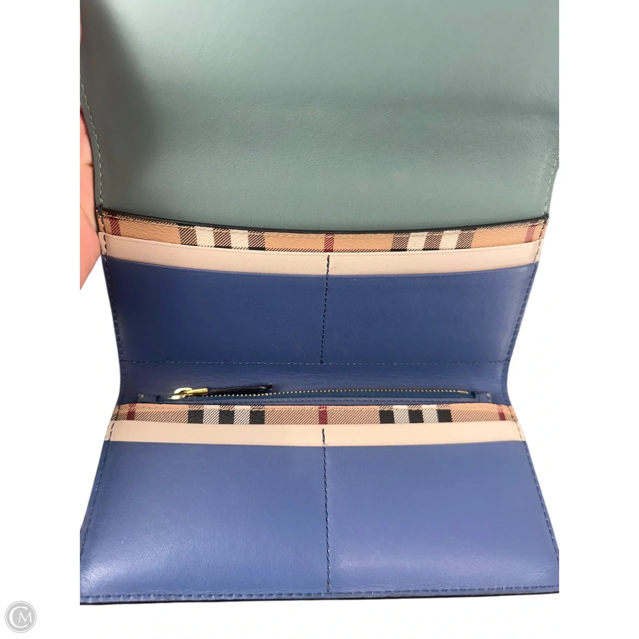Wallet Luxury Designer By Burberry, Size: Large