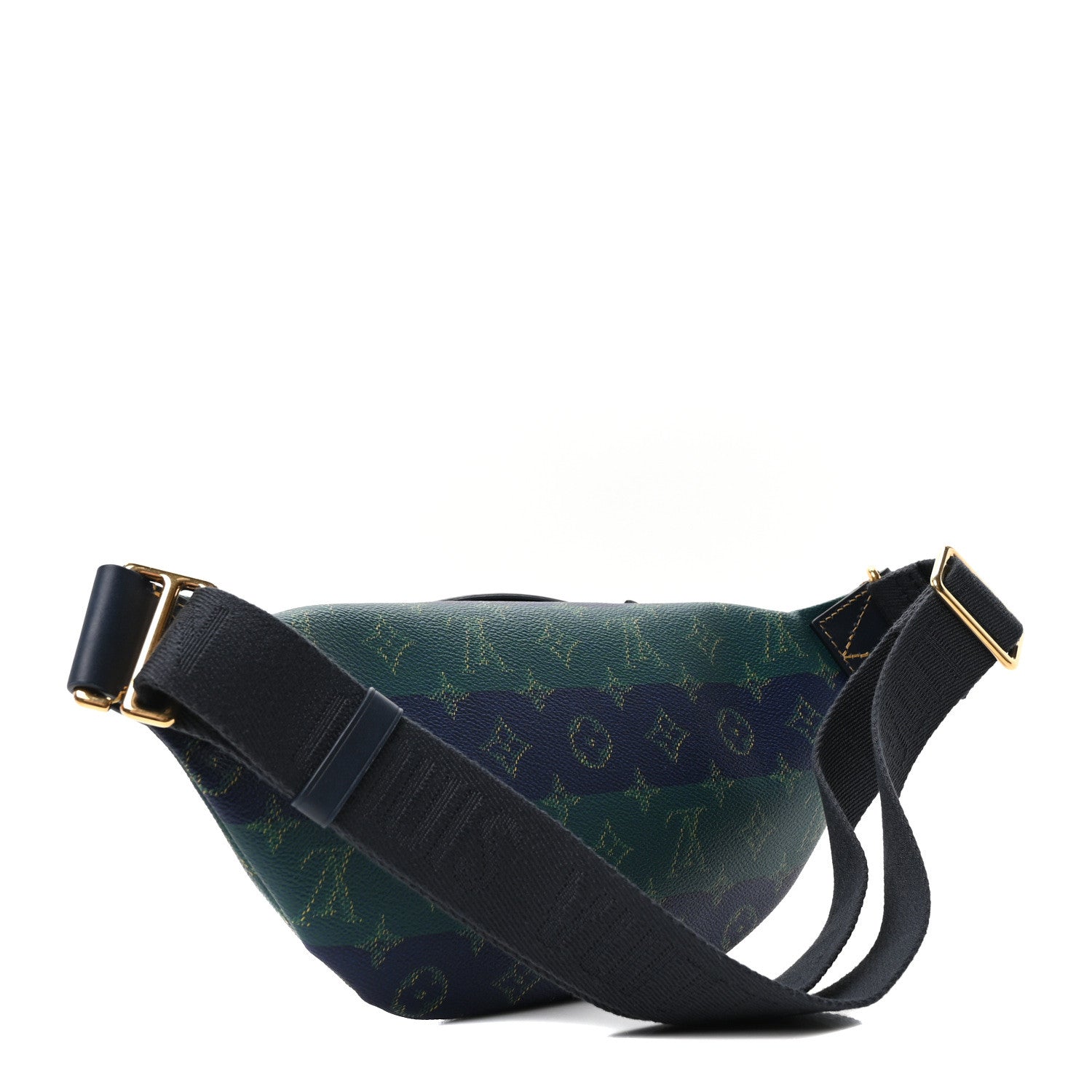 Monogram Heritage Rush Bumbag Blue Stripes