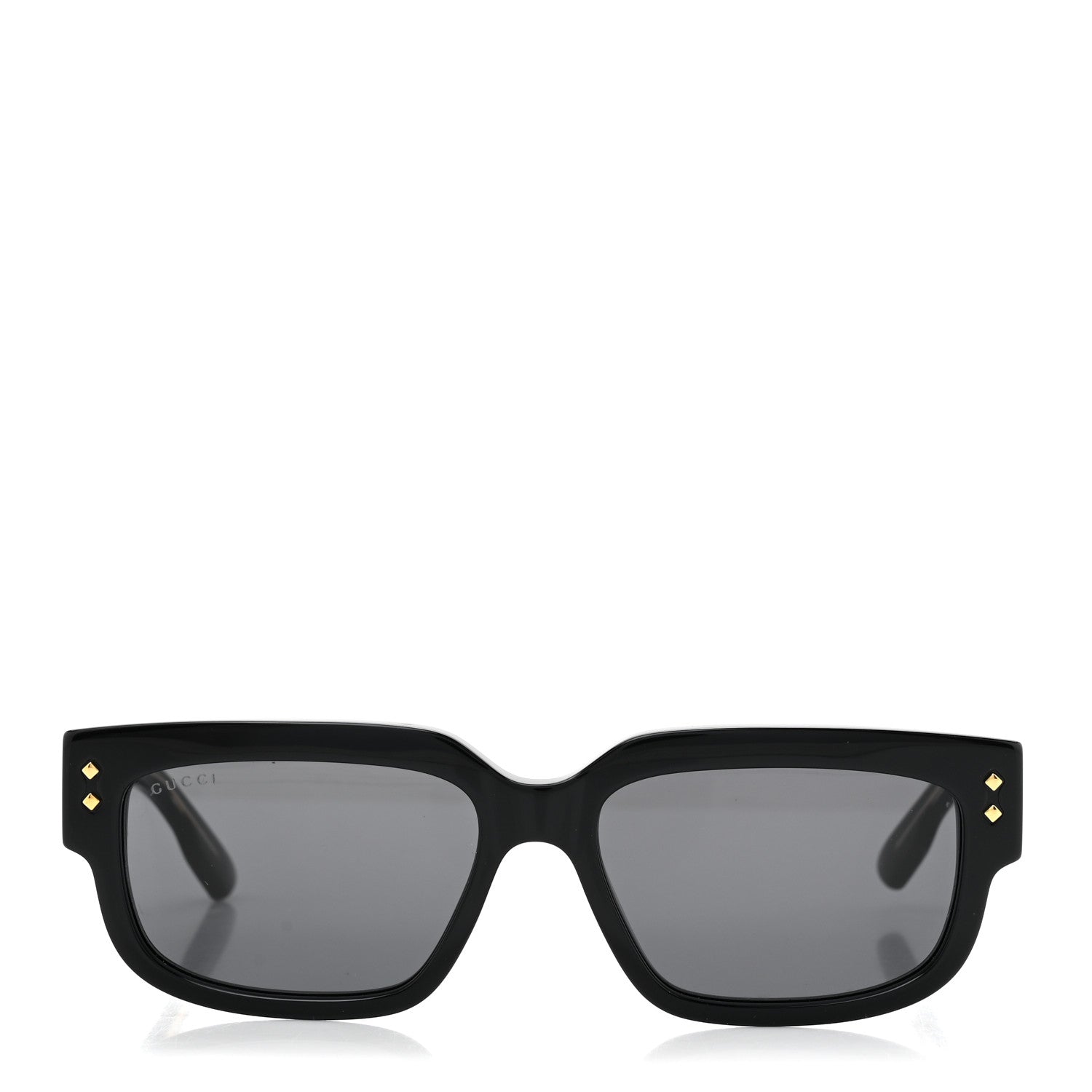 Acetate Rectangle Frame Sunglasses GG1218S Black