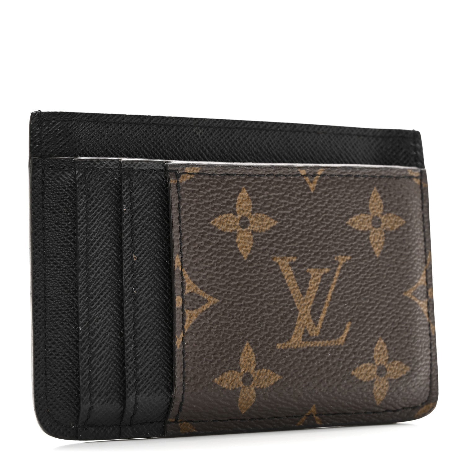 Reverse Monogram Side Up Card Holder