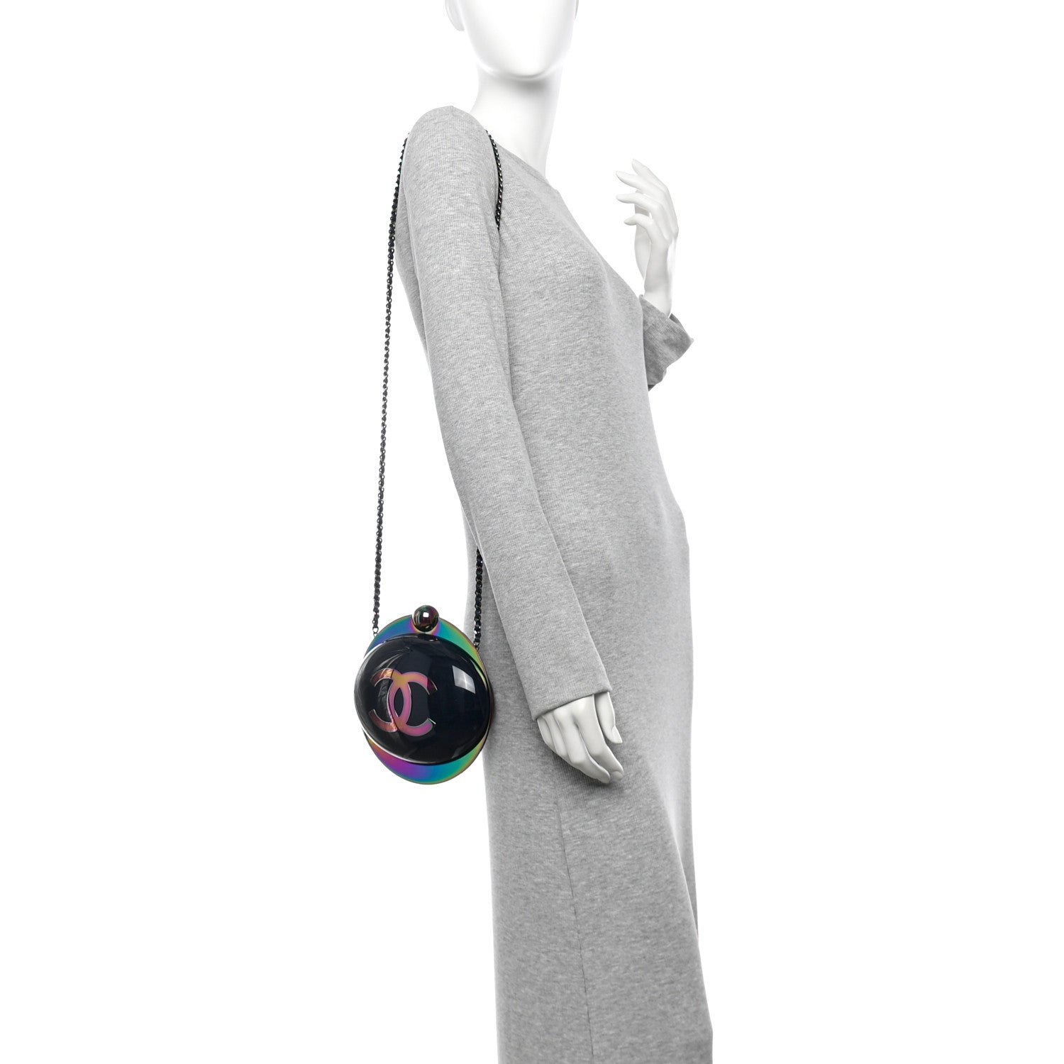 Resin CC Over The Moon Minaudiere Blue Multicolor