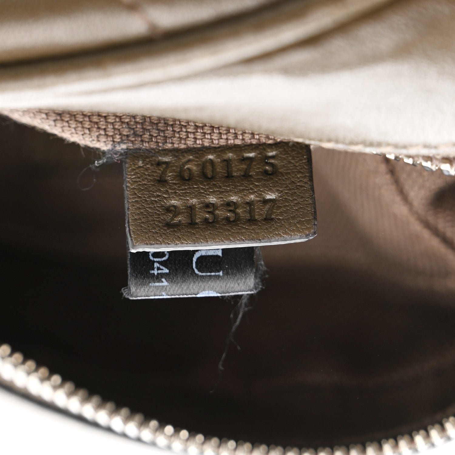 Sakai Be Green Calfskin Diagonal Stitched Mini Blondie Shoulder Bag Craclet Brown