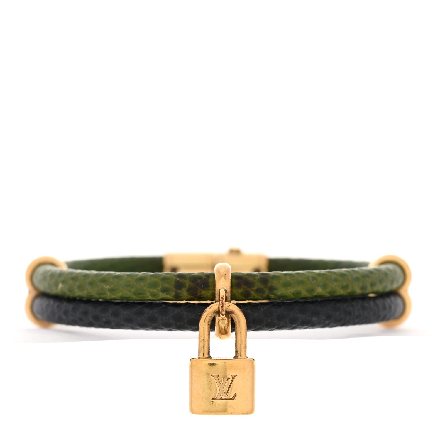 Snakeskin Keep It Twice Bracelet Blue Green