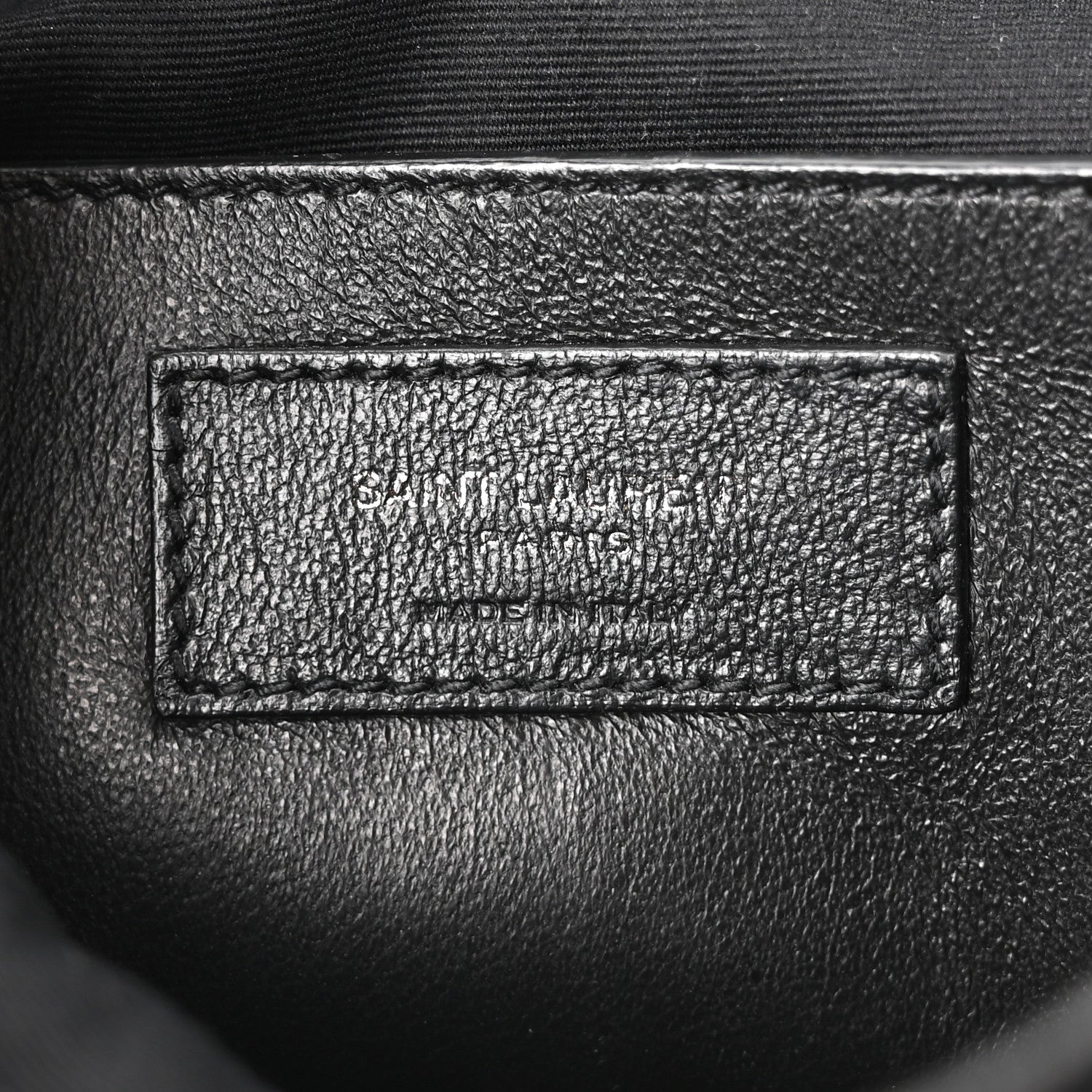 Crinkled Calfskin Matelasse Monogram Baby Niki Chain Satchel Black