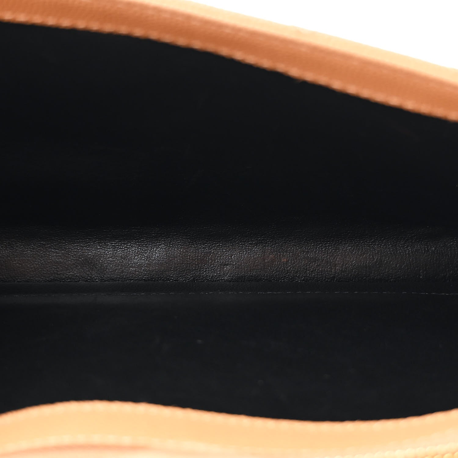 Grain De Poudre Matelasse Chevron Monogram Chain Wallet Dune