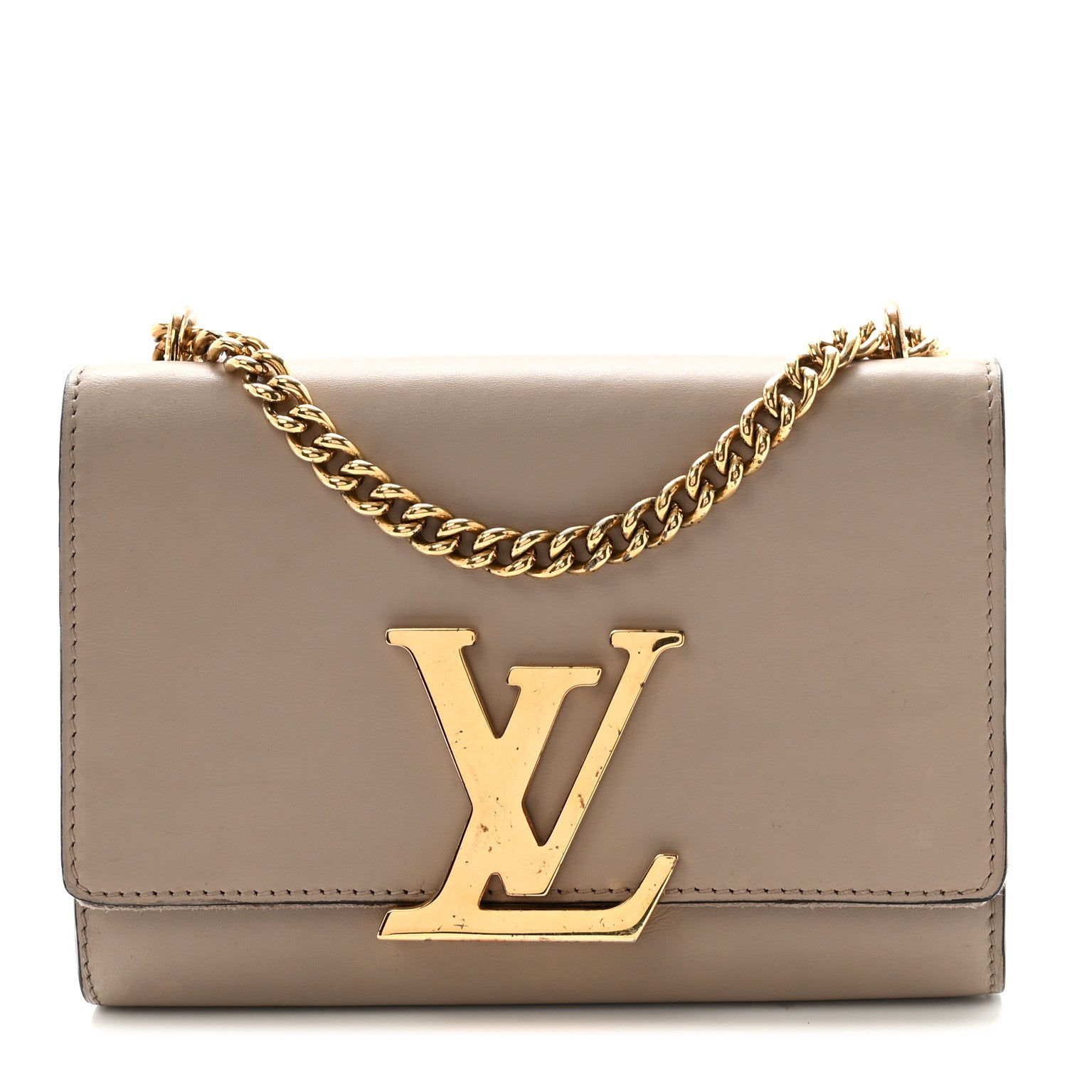 Calfskin Chain Louise MM Gris