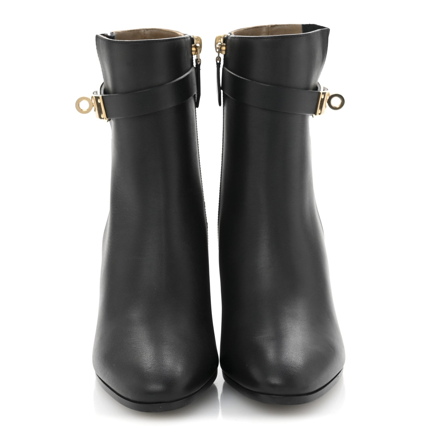 Calfskin Saint Germain Ankle Boots 35 Black