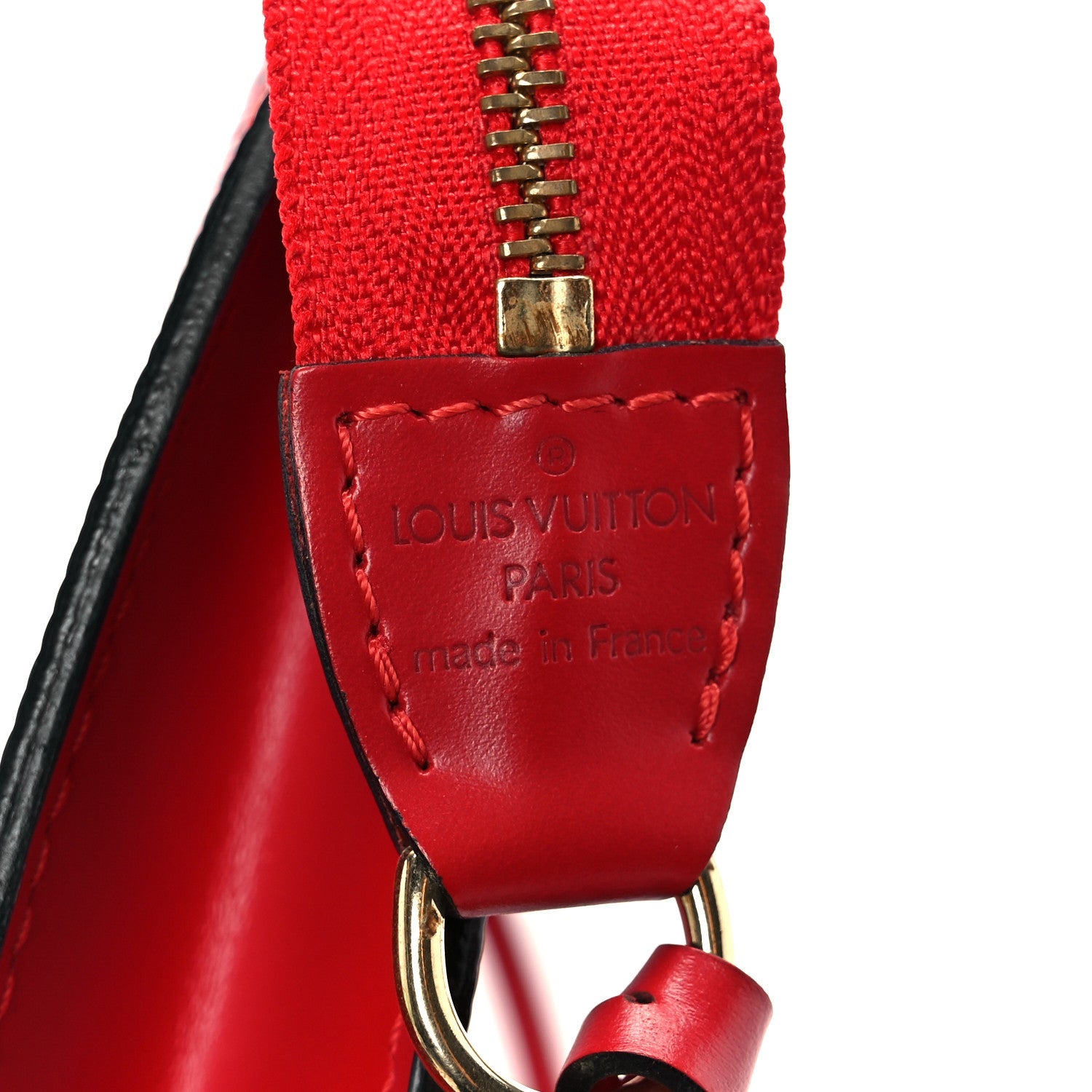Epi Pochette Accessories 24 Castillan Red