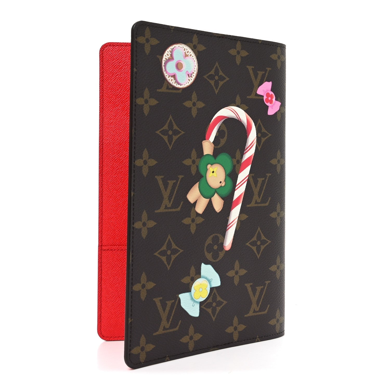 Monogram Emily Notebook Cover MM Coquelicot